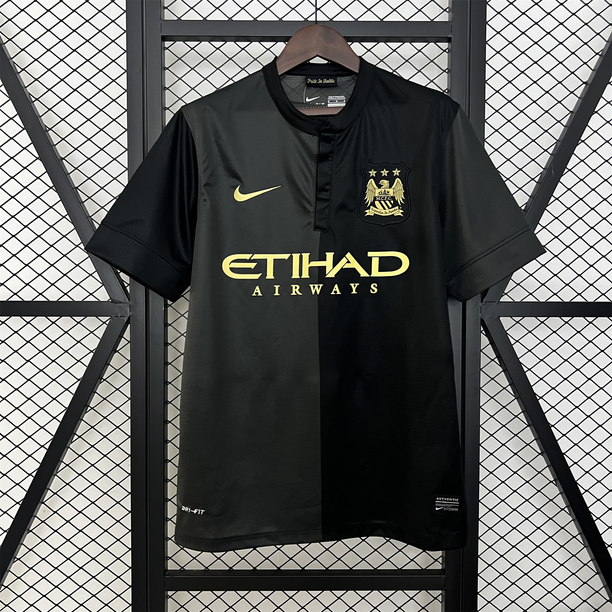Retro Manchester City 2013-14 Away Jersey - UnitedFutballJersey