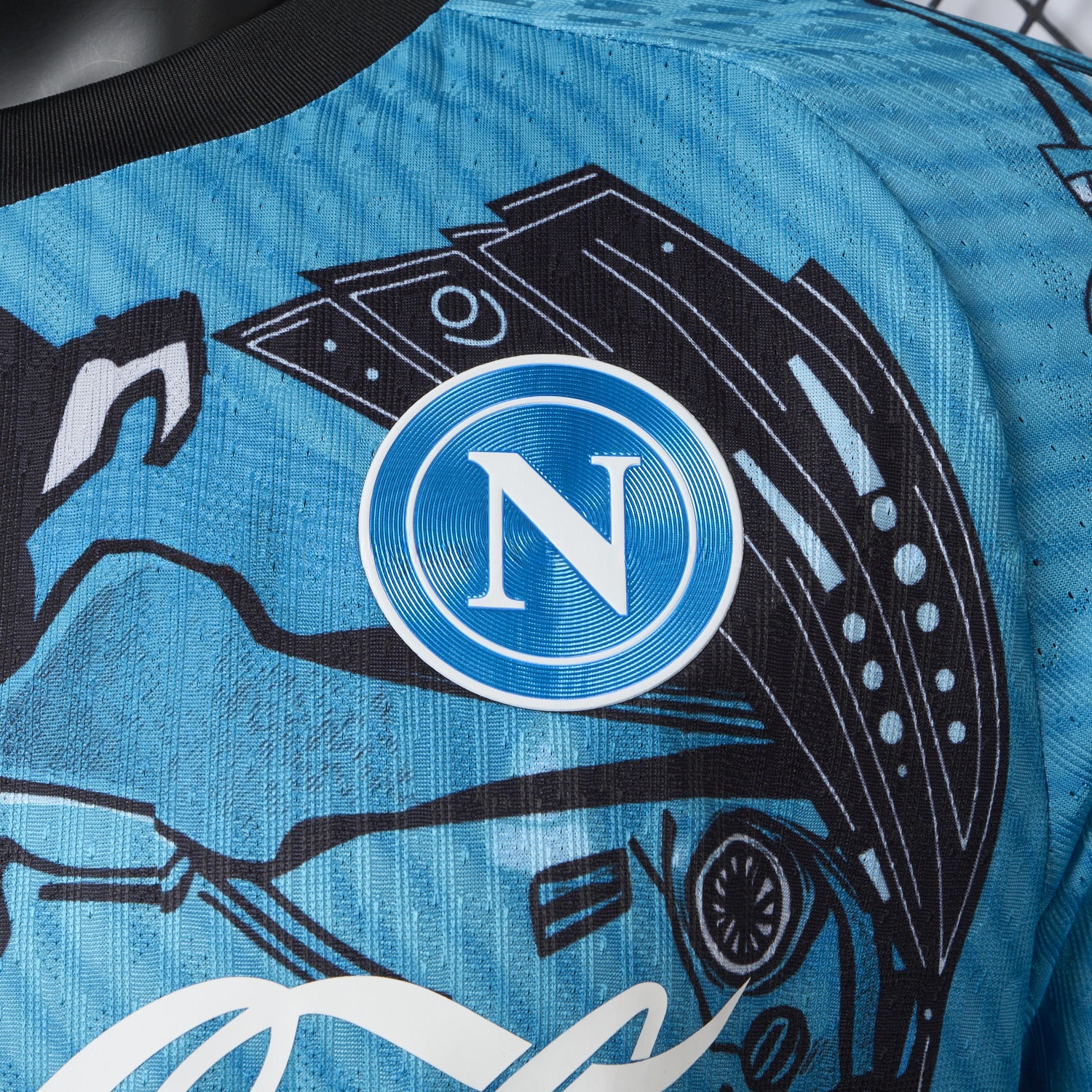 Napoli 25-26 Blue Mecha Training Jersey - Player Version - UnitedFutballJersey