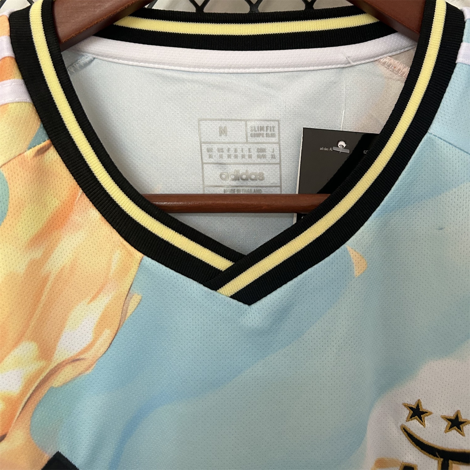 Argentina 25-26 Blue and Gold Marble Pattern Special Jersey - Fans Version - UnitedFutballJersey