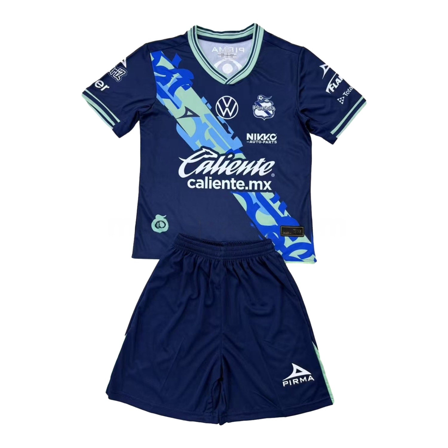 Club Puebla 24-25 Away Men's Adult Jersey Set - Fans Version - UnitedFutballJersey