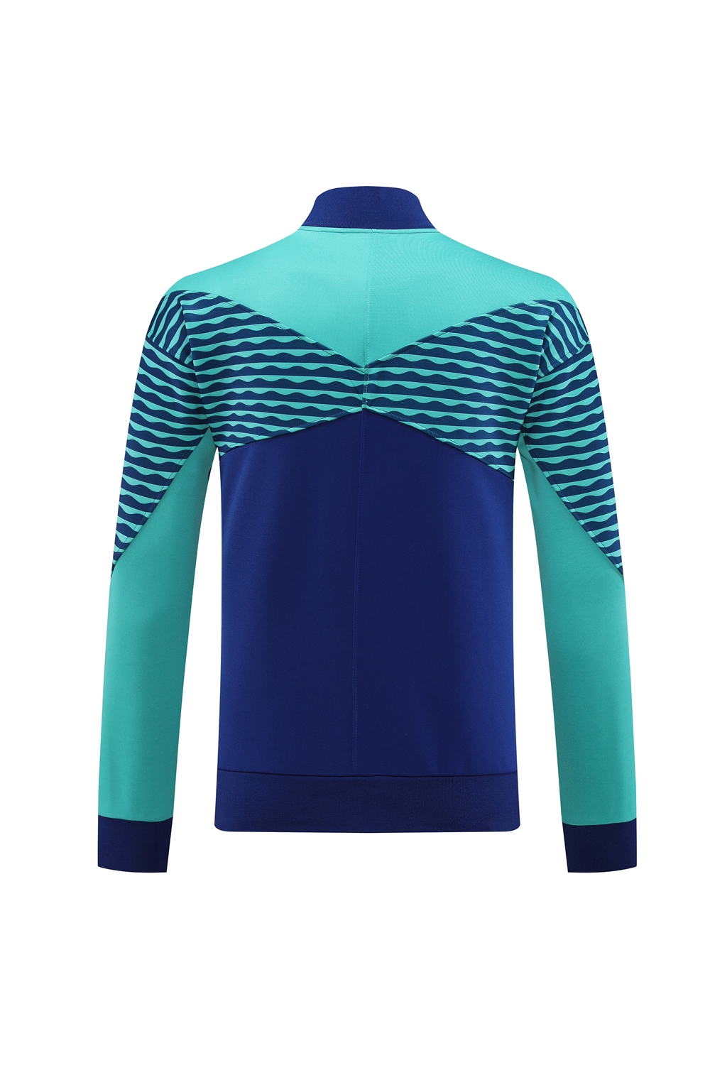Brazil 23-24 Jacket Training Tracksuit - Blue - UnitedFutballJersey