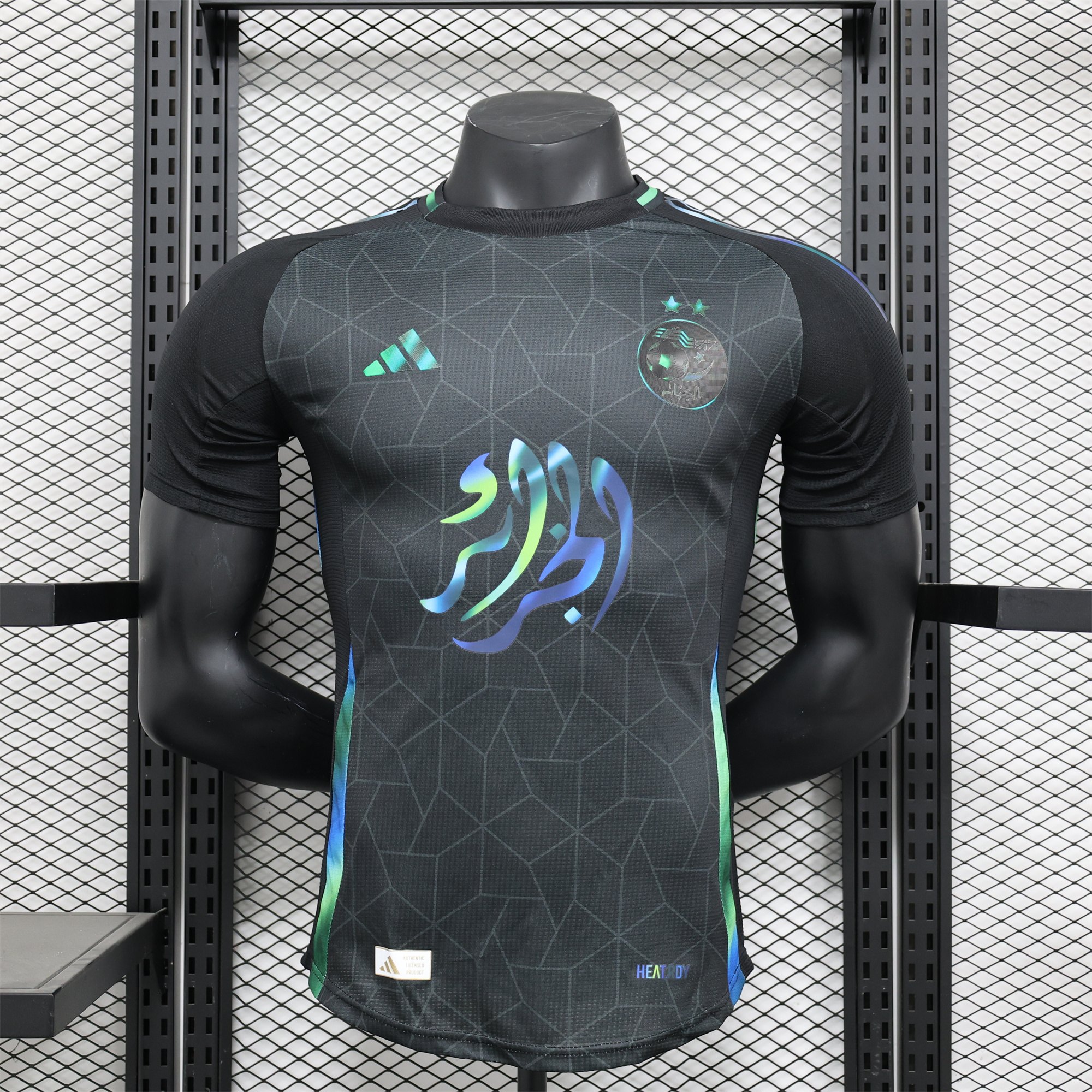 Algeria 2024-25 Black Special Edition Jersey - Player Version - UnitedFutballJersey
