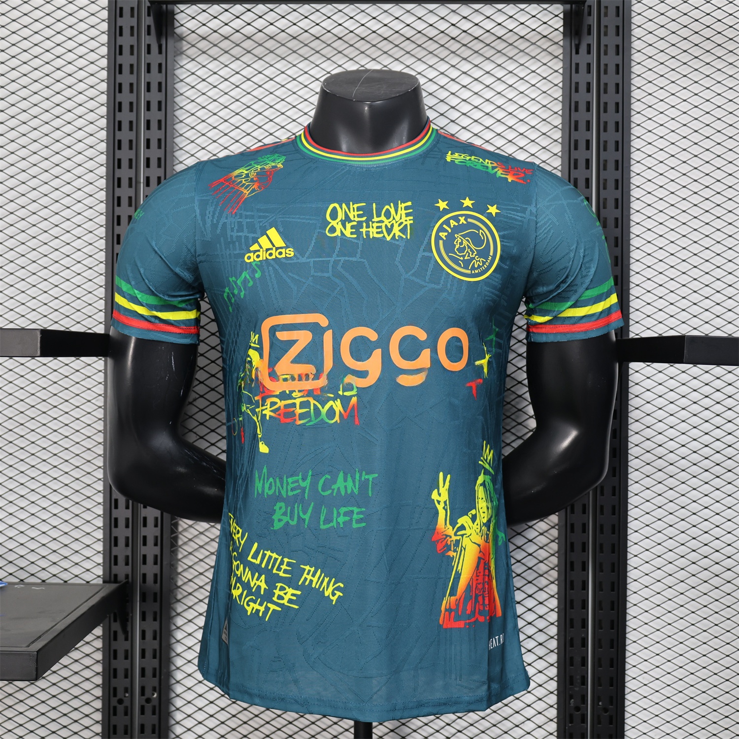 Ajax x B-O-B Marly 25-26 Deep Green Special Edition Jersey - Player Version - UnitedFutballJersey