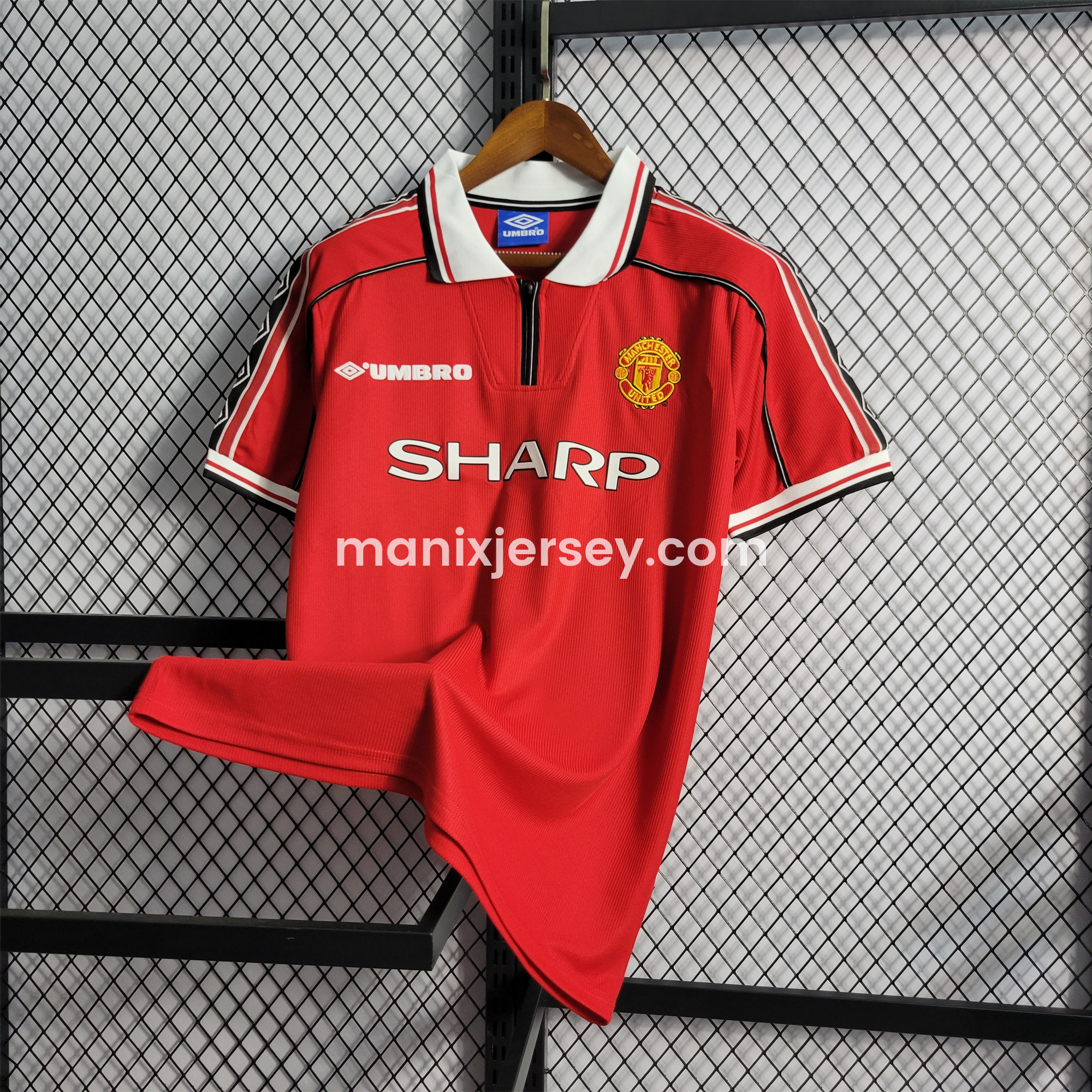 Retro Manchester United 98-99 Home Jersey - UnitedFutballJersey