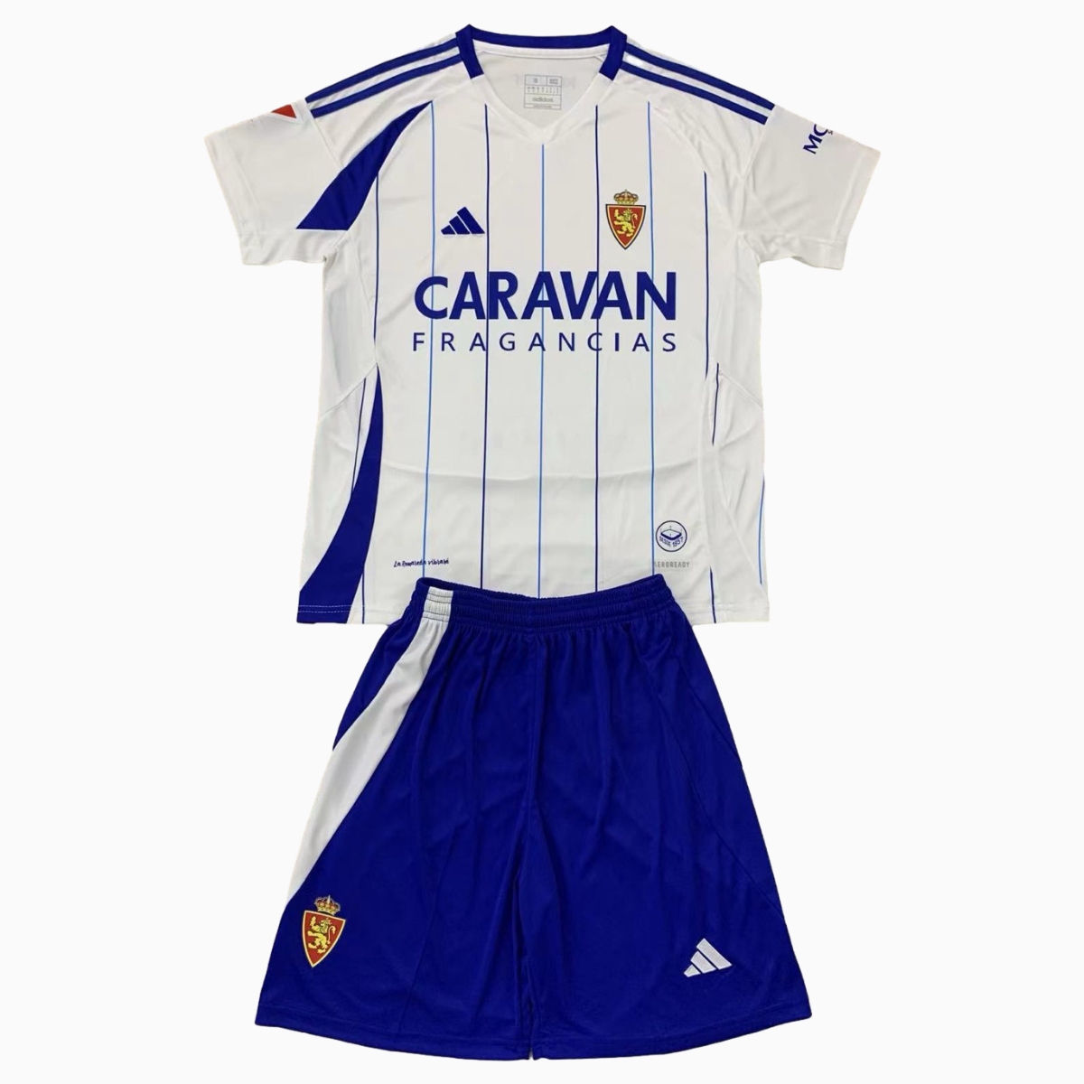 Real Zaragoza 24-25 Home Kids Kit - UnitedFutballJersey