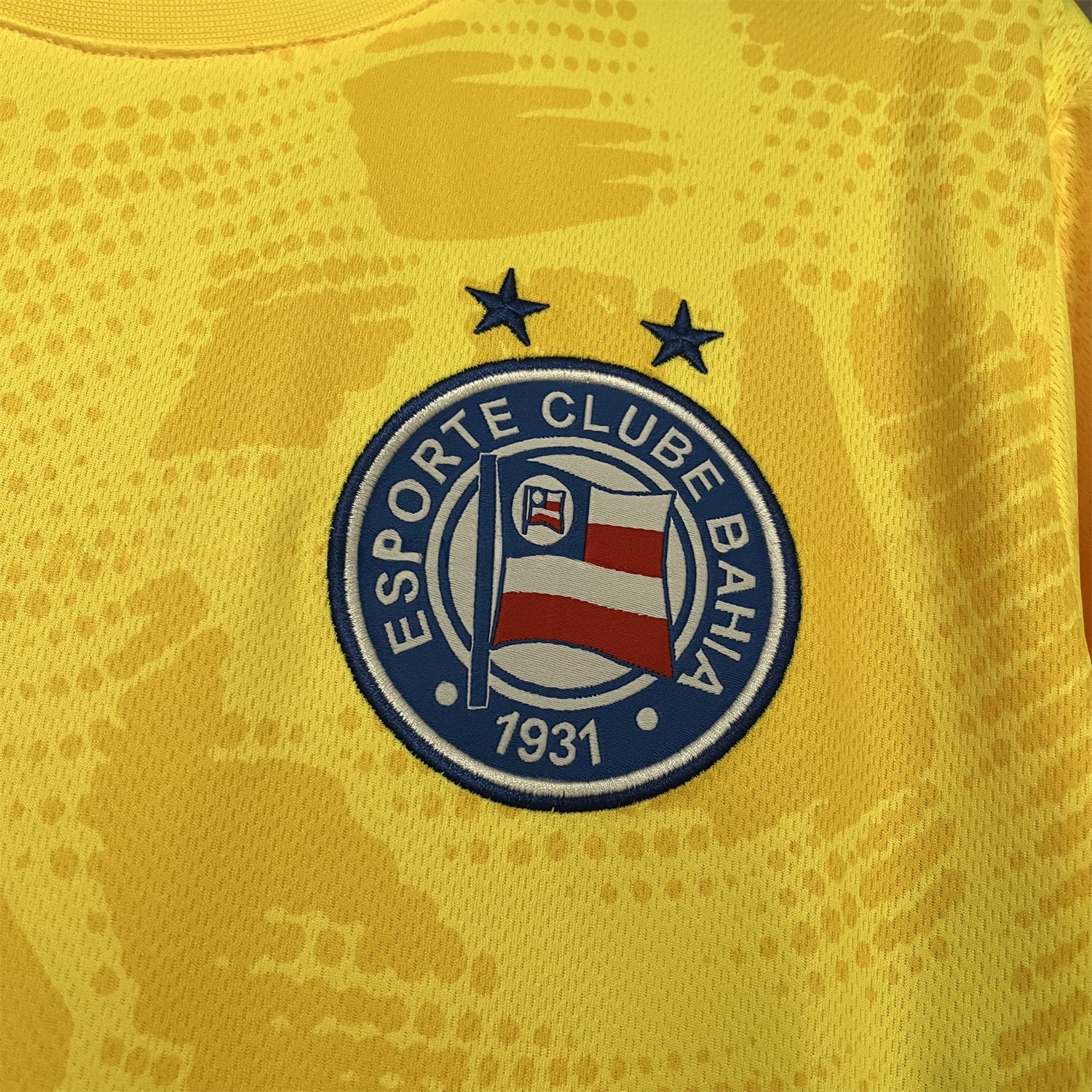 Bahia 25-26 Goalkeeper Yellow Jersey - Fans Version - UnitedFutballJersey