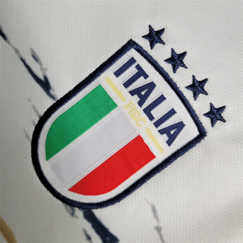 Italy 23-24 Away Long Sleeve Jersey - Fans Version - UnitedFutballJersey