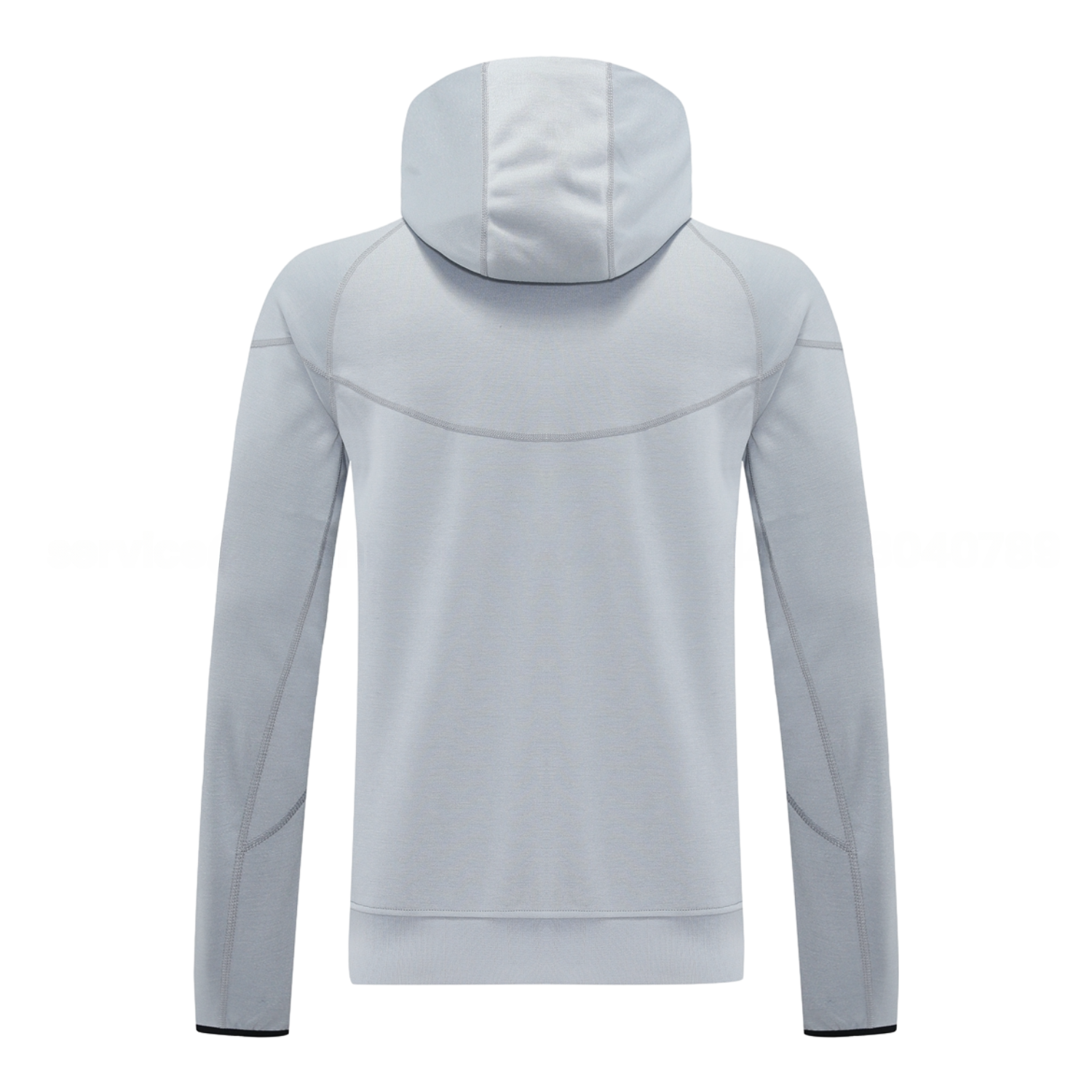 Barcelona 25-26 Hooded Jacket Training Tracksuit - Grey Jackets & Pants - UnitedFutballJersey