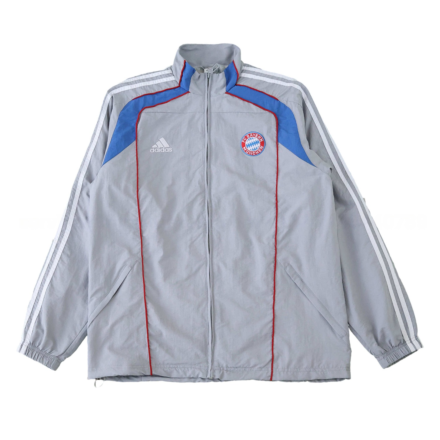 Bayern Munich 25-26 Grey Throwback Windbreaker Jacket - Grey - UnitedFutballJersey