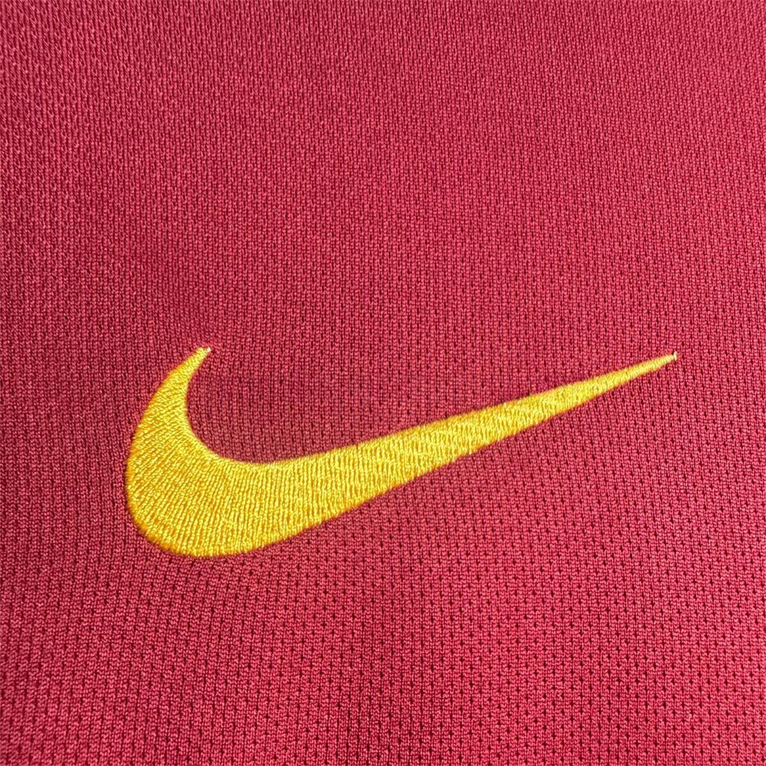 Retro Roma 2017-18 Home Long Sleeves Jersey - UnitedFutballJersey