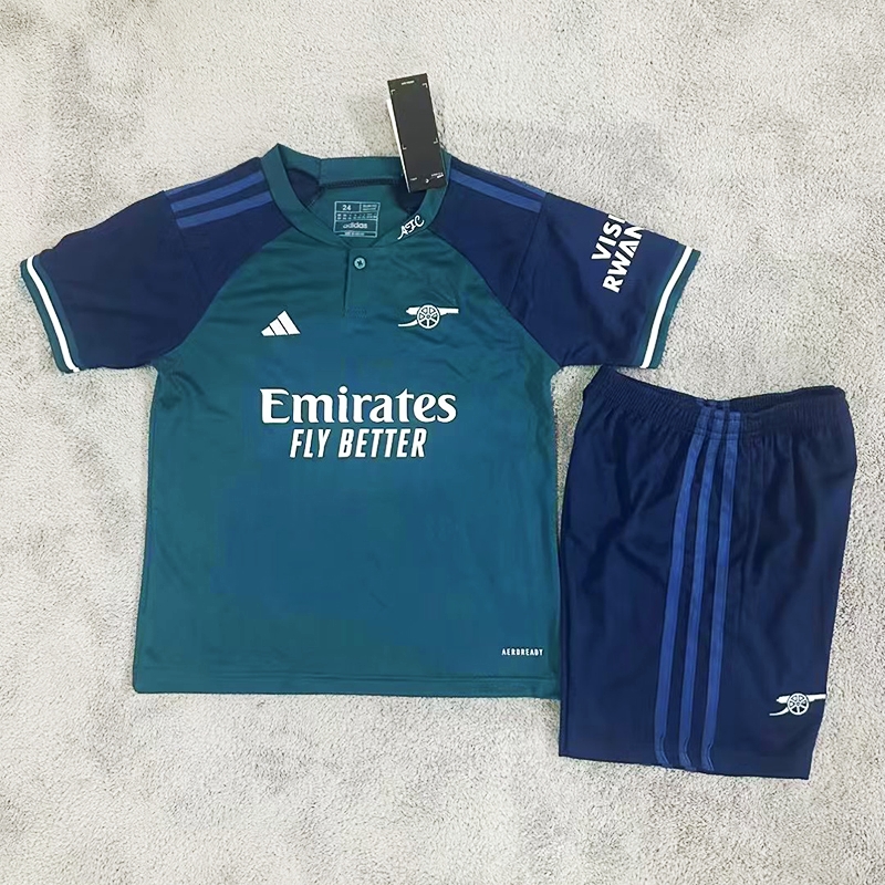 Arsenal 23-24 Third Kids Kit - UnitedFutballJersey