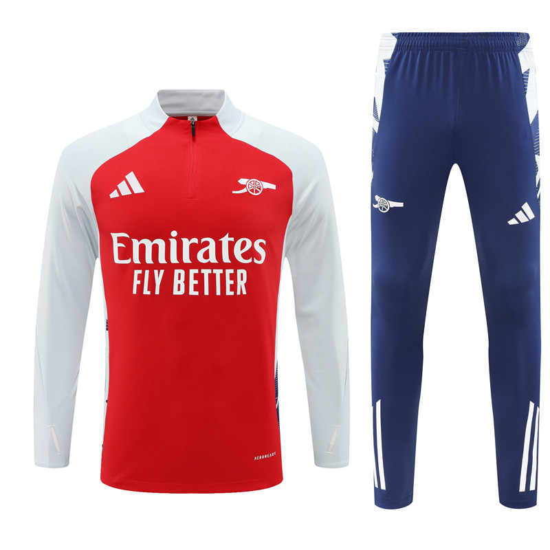 Arsenal 24-25 Long Sleeve Training Set - Red & Blue - UnitedFutballJersey