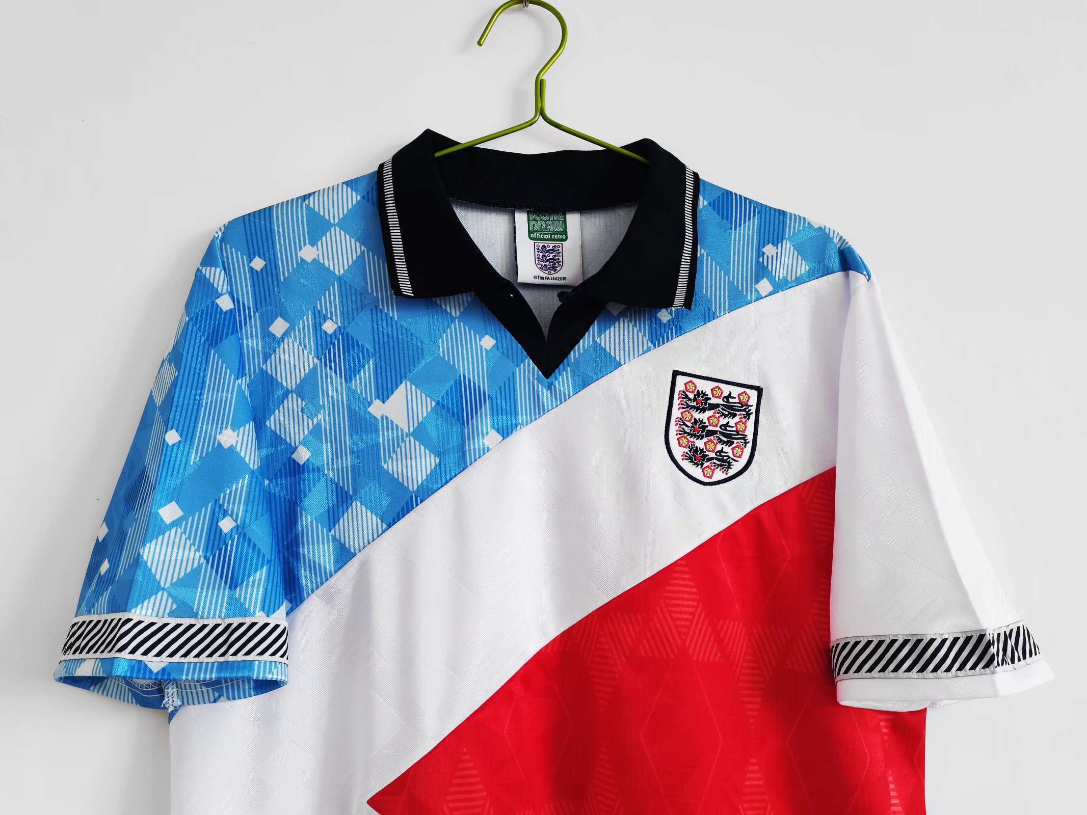 Retro England 1990 Three Color Jersey - UnitedFutballJersey