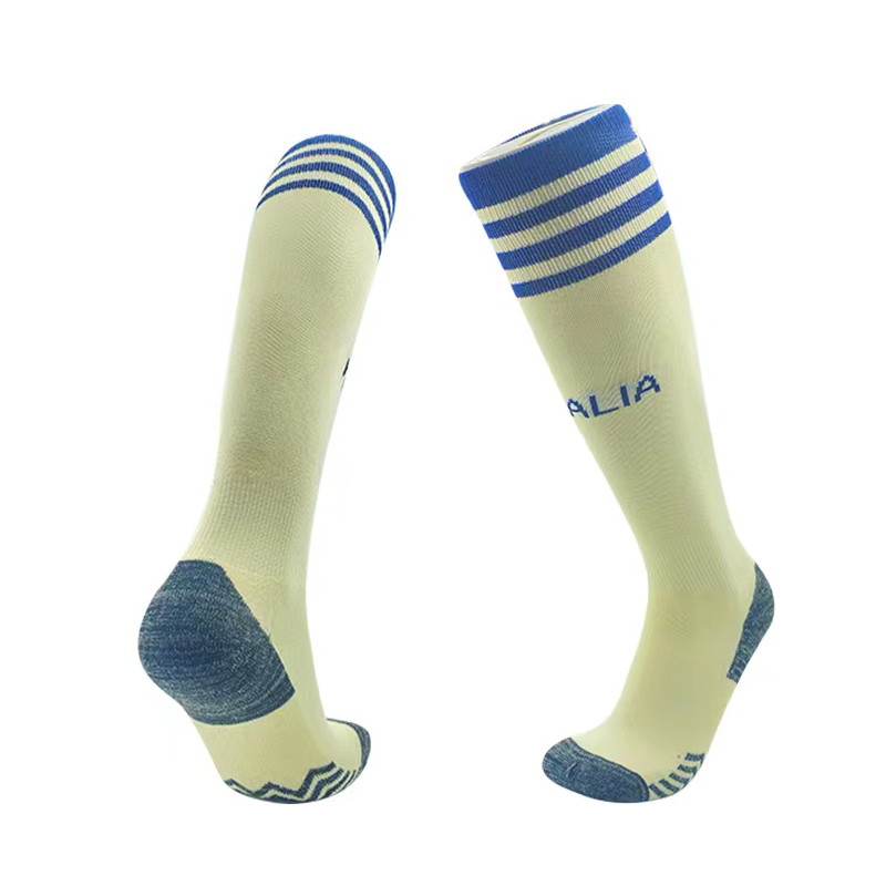Italy 23-24 Home Socks - White - UnitedFutballJersey