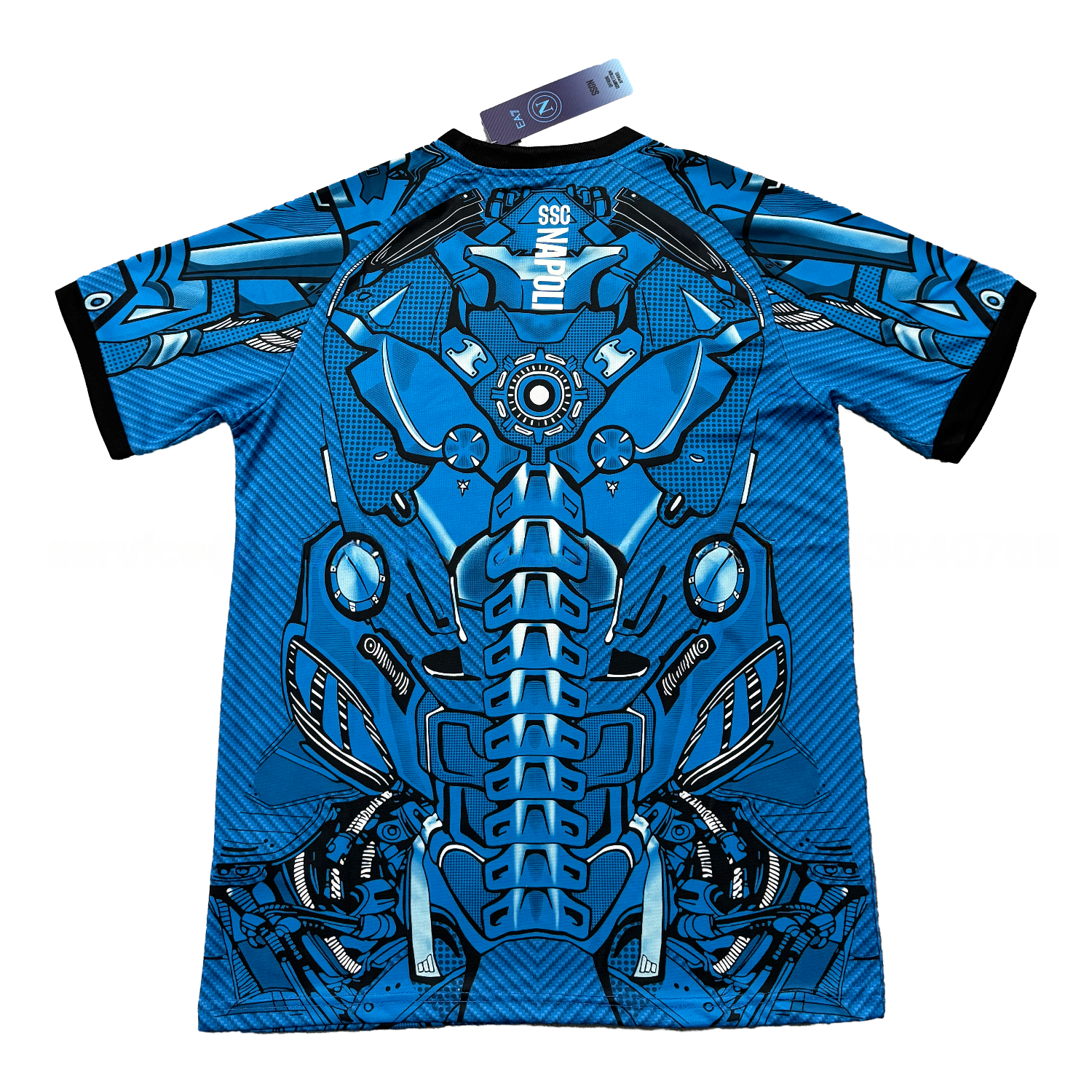 Napoli 25-26 Blue Mecha Training Jersey - Fans Version - UnitedFutballJersey