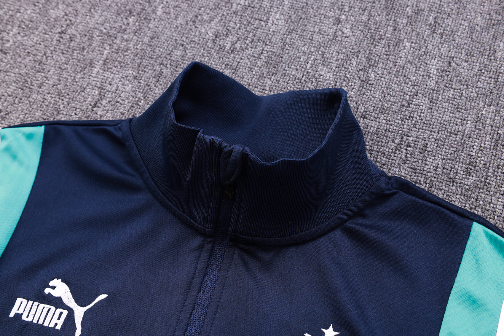 Marseille 23-24 Jacket Training Tracksuit - Royal Blue - UnitedFutballJersey