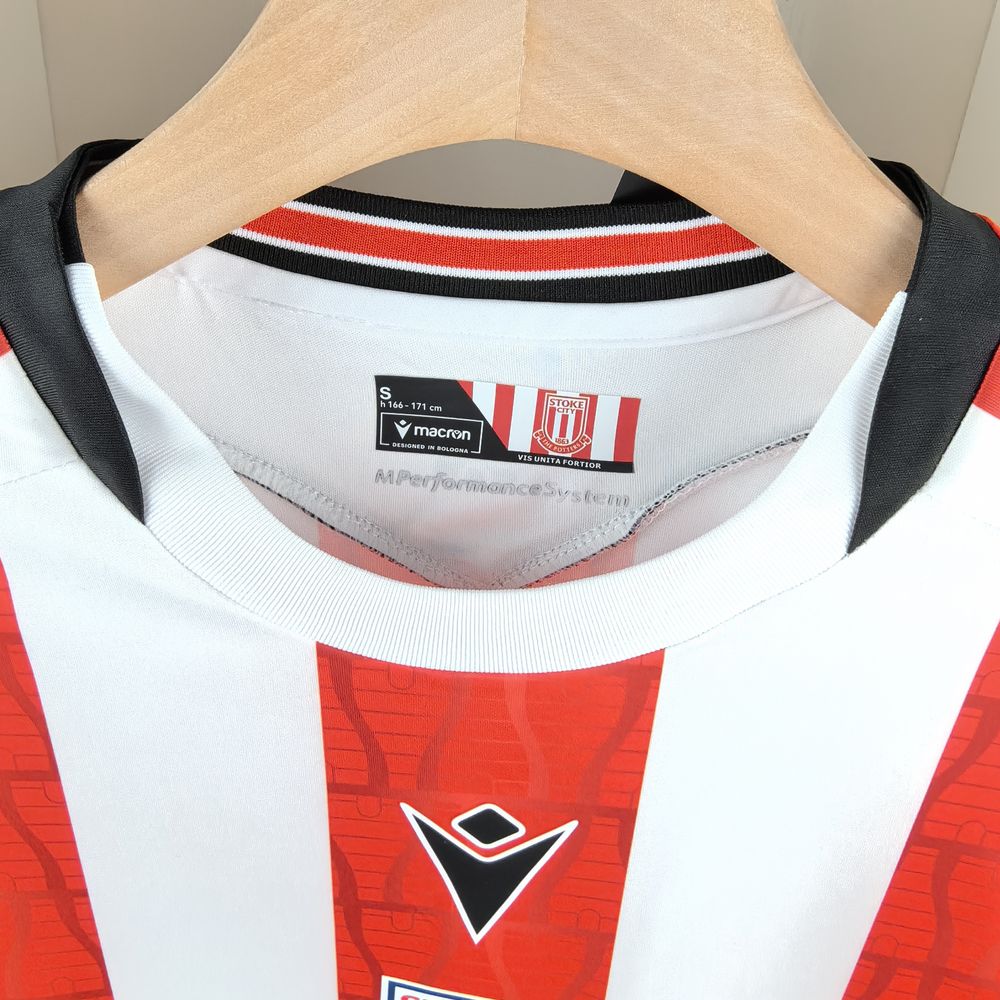 Stoke City 24-25 Home Stadium Jersey - Fans Version - UnitedFutballJersey