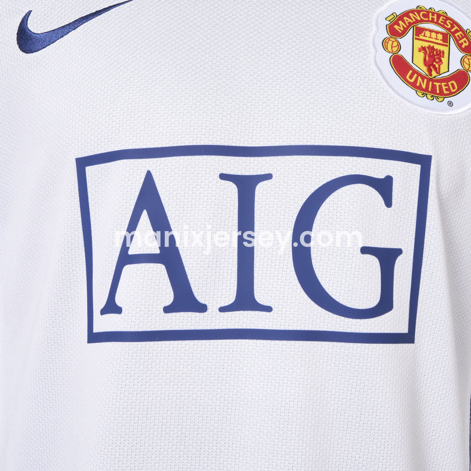 Manchester United Retro 2008-09 Home Long Sleeve Jersey - Player Version - UnitedFutballJersey