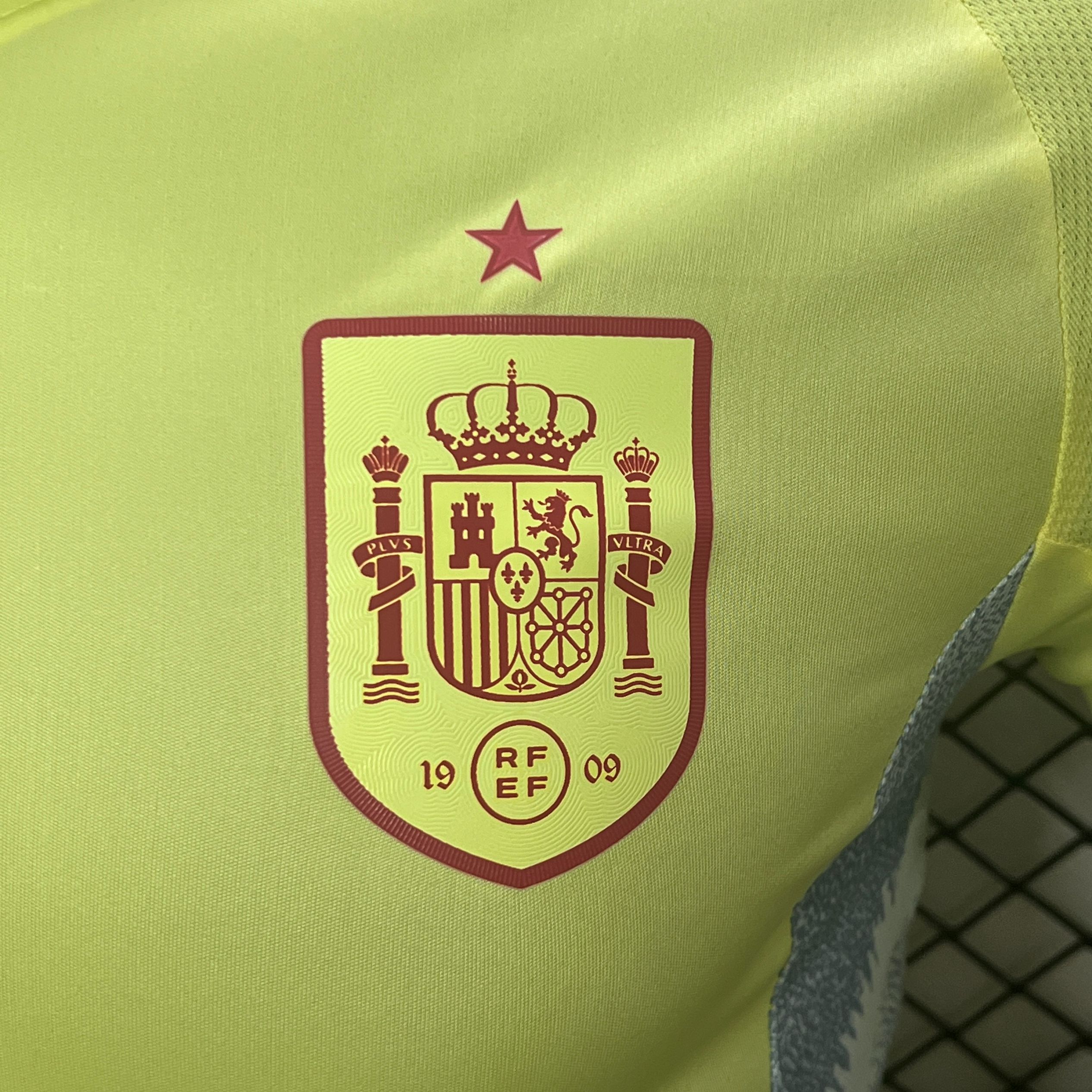 Spain 2024 Away Long Sleeve Jersey - Player Version - UnitedFutballJersey
