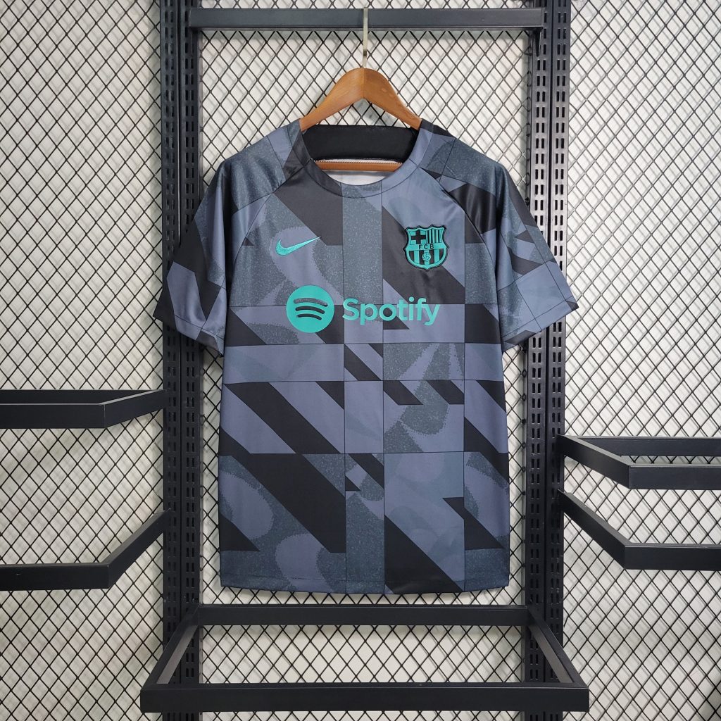 B.A.R.S.A 23-24 Black Training Jersey - Fans Version - UnitedFutballJersey