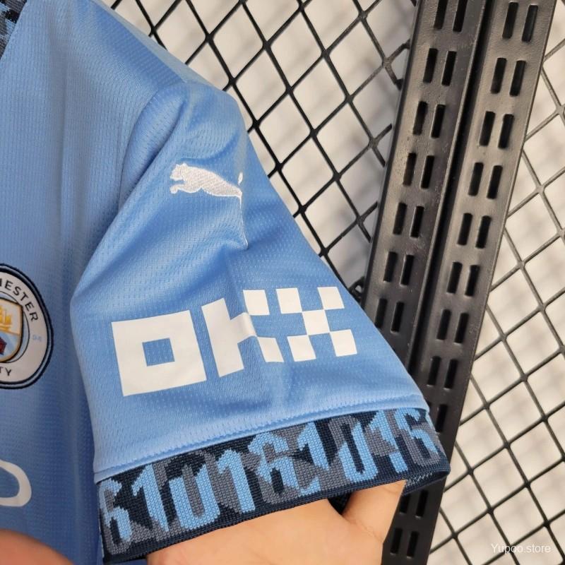 Women's Manchester City 24-25 Home Jersey - UnitedFutballJersey