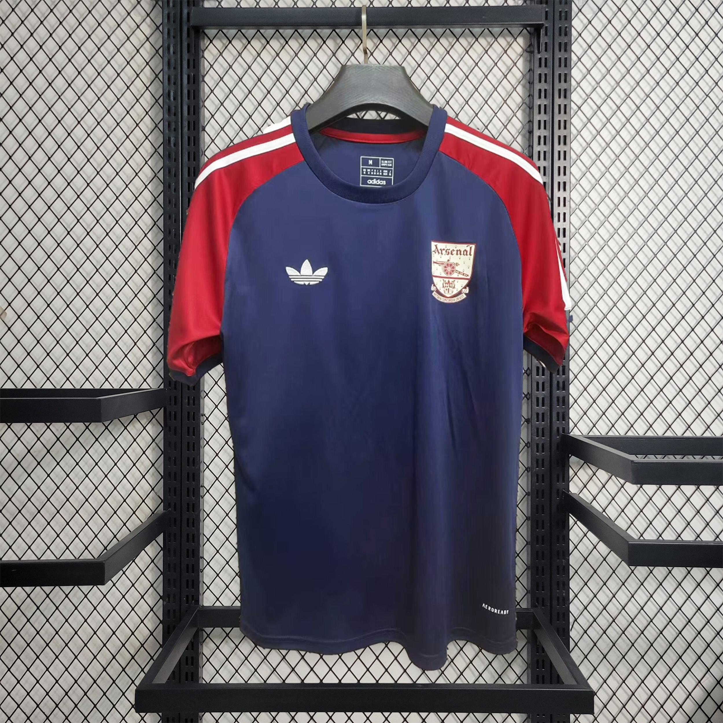 Arsenal 24-25 Vintage Originals Tee - Deep Blue - UnitedFutballJersey