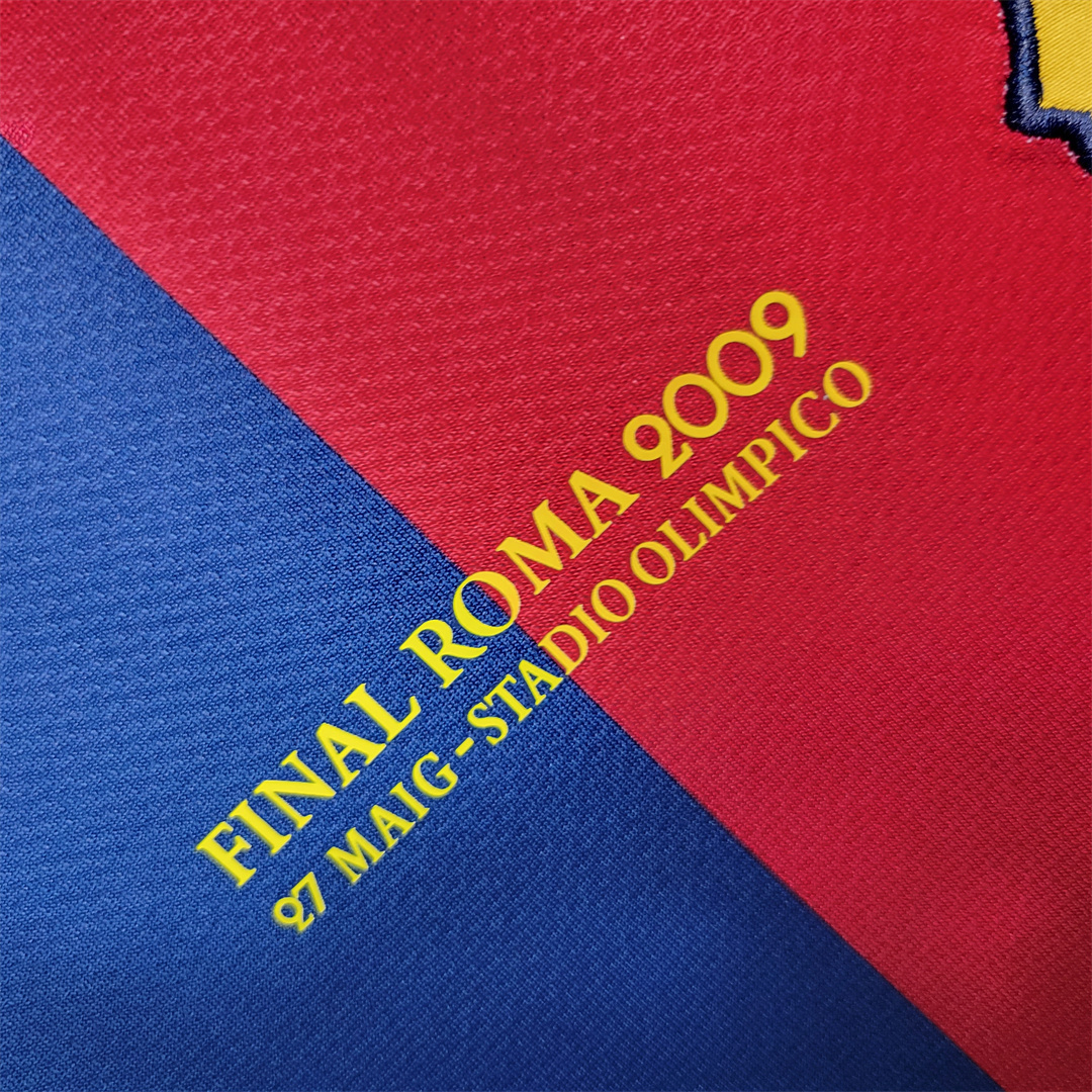 Retro Barcelona 08-09 Home Stadium Jersey - UnitedFutballJersey