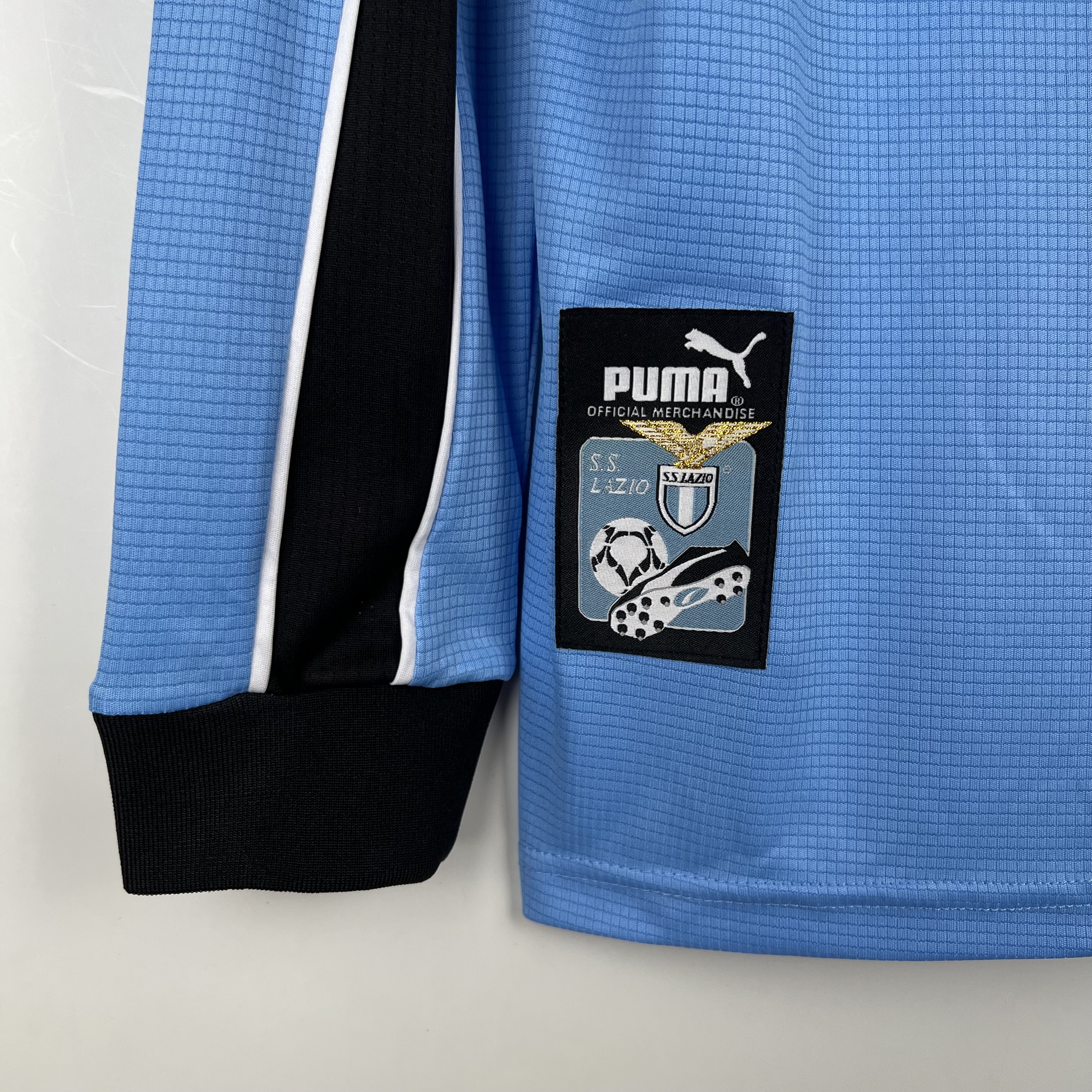 Retro Lazio 1998-00 Home Stadium Long Sleeve Jersey - UnitedFutballJersey