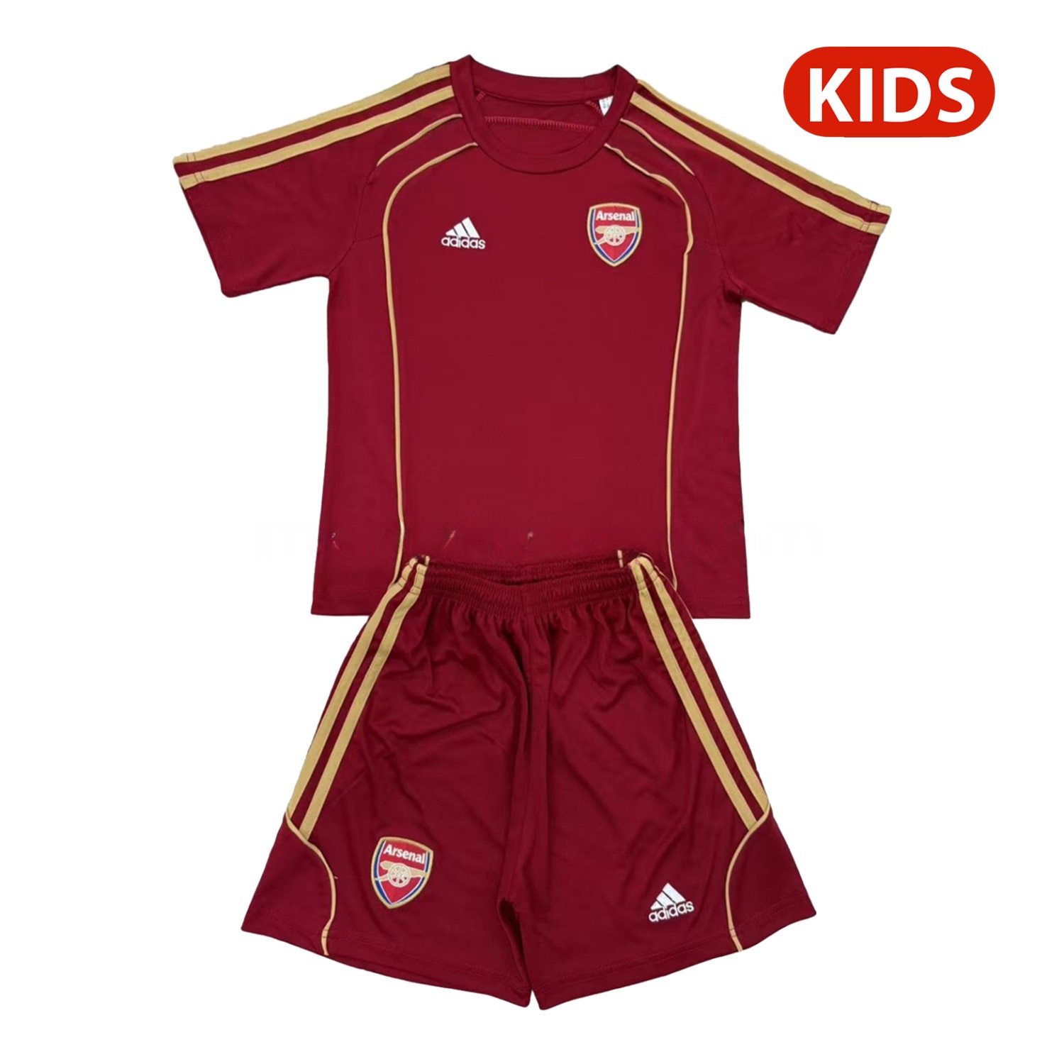 Arsenal 25-26 Urban Purtist Throwback Red Kids Kit - UnitedFutballJersey