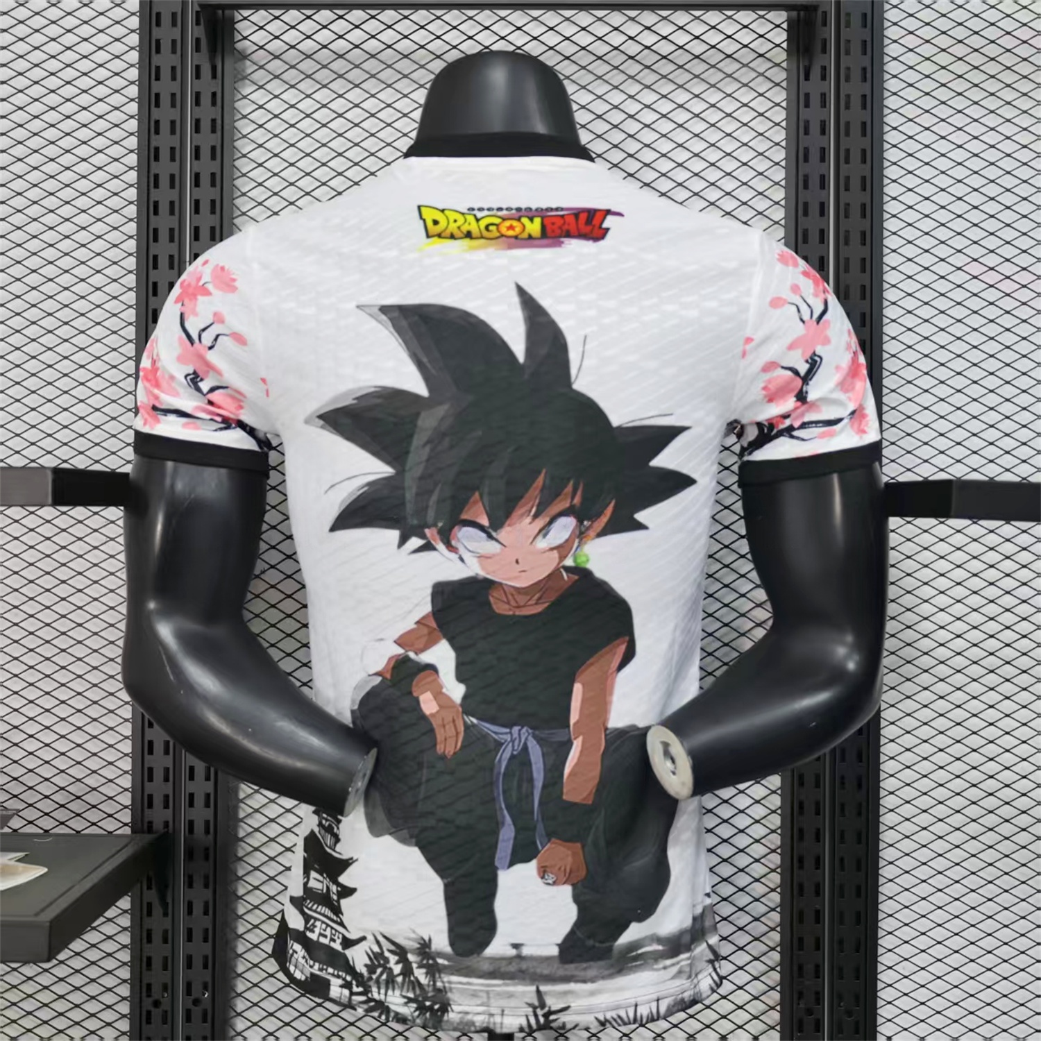 Japan 25-26 Dragon Ball Little Goku White Special Jersey - Player Version - UnitedFutballJersey