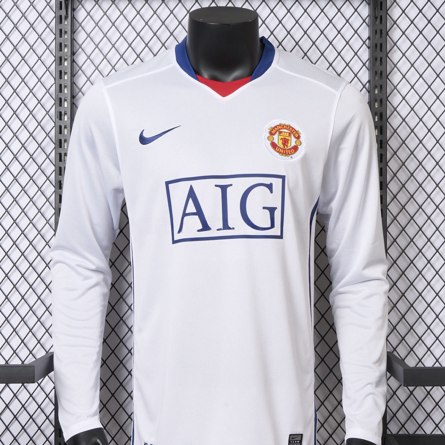 Retro Manchester United 2008-09 Away Long Sleeve Jersey - Player Version - UnitedFutballJersey