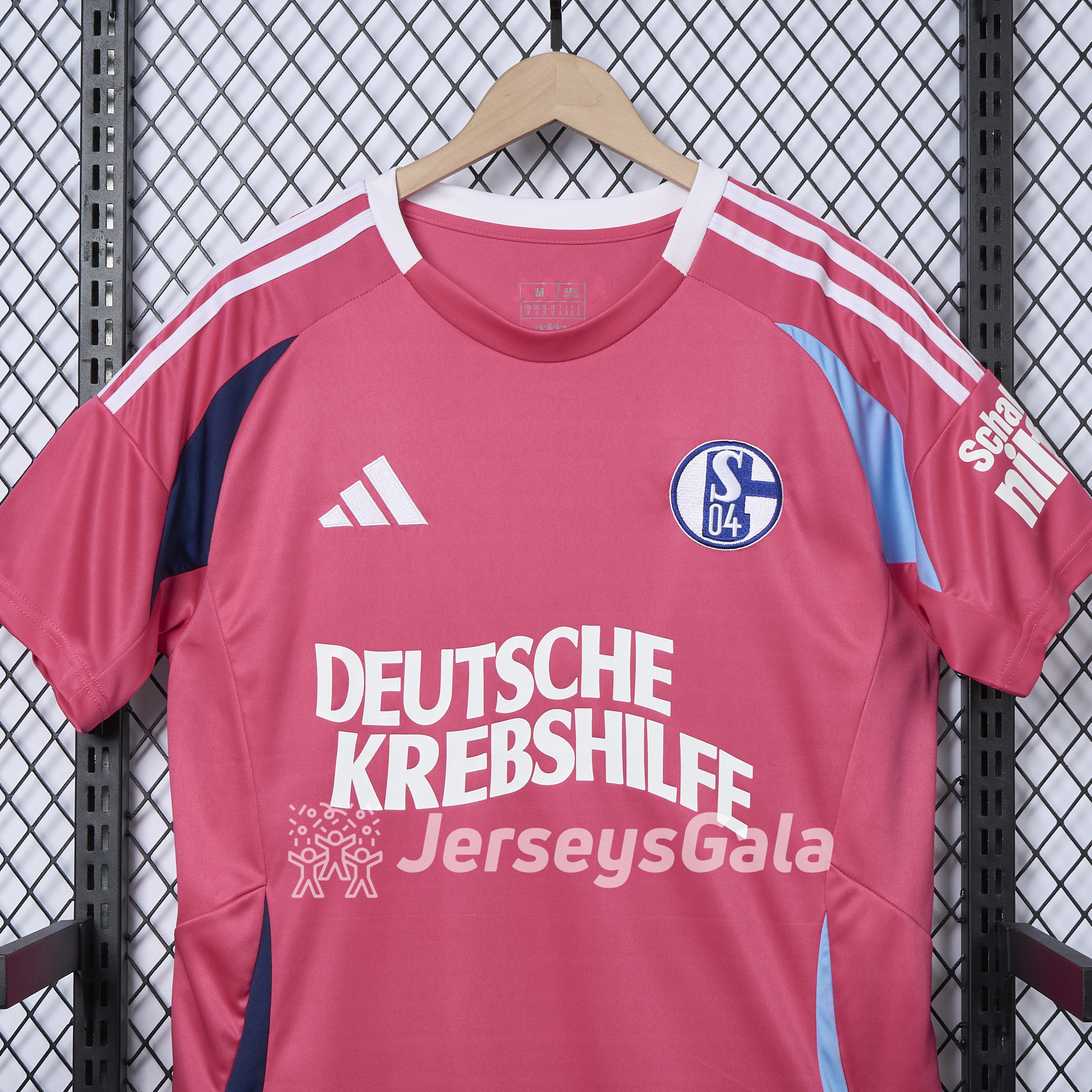 Schalke 04 24-25 GK Pink October Jersey - Fans Version - UnitedFutballJersey