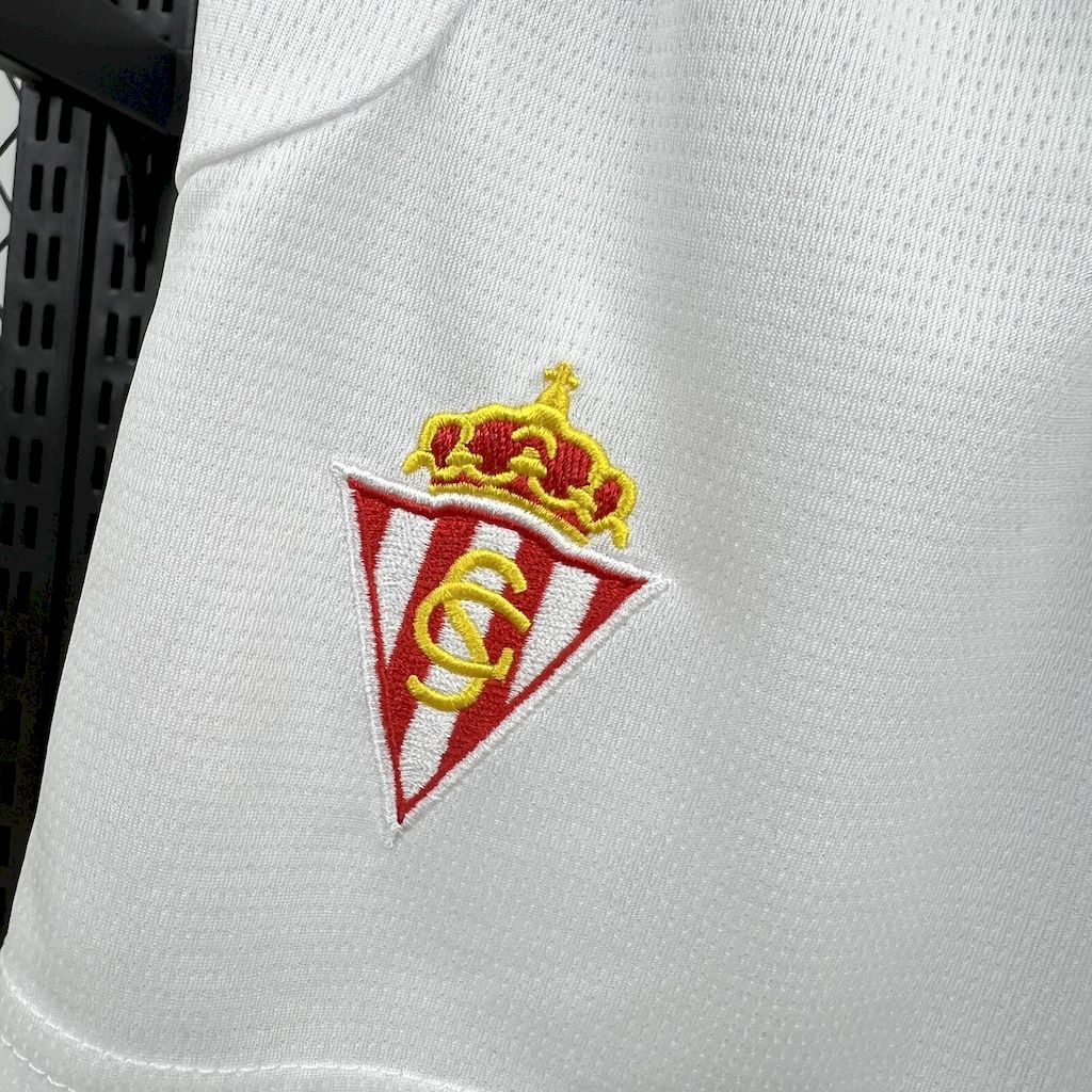 Sporting de Gijon 24-25 Home Kids Kit - UnitedFutballJersey