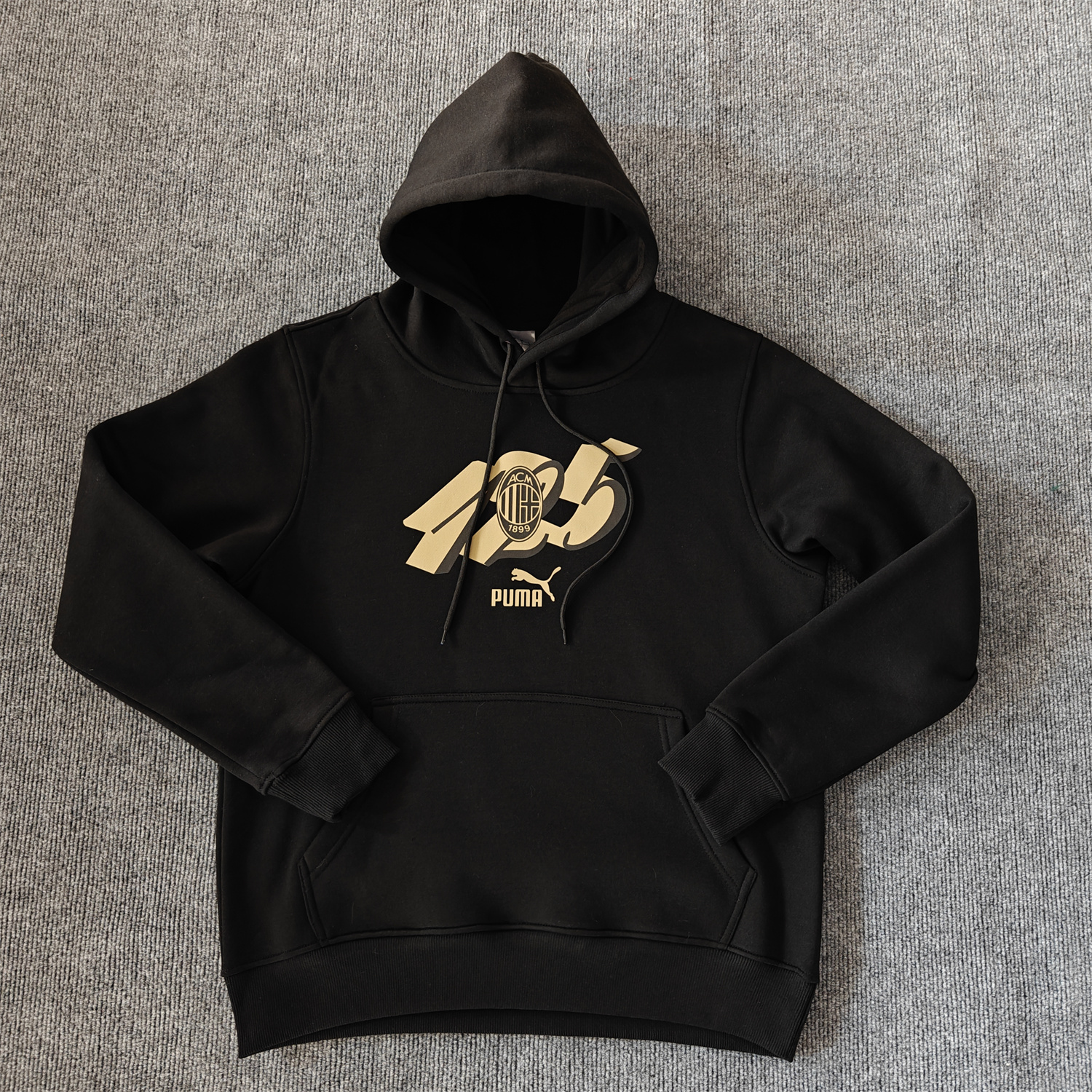 AC Milan 24-25 125th Anniversary Speical Hoodie - Black - UnitedFutballJersey
