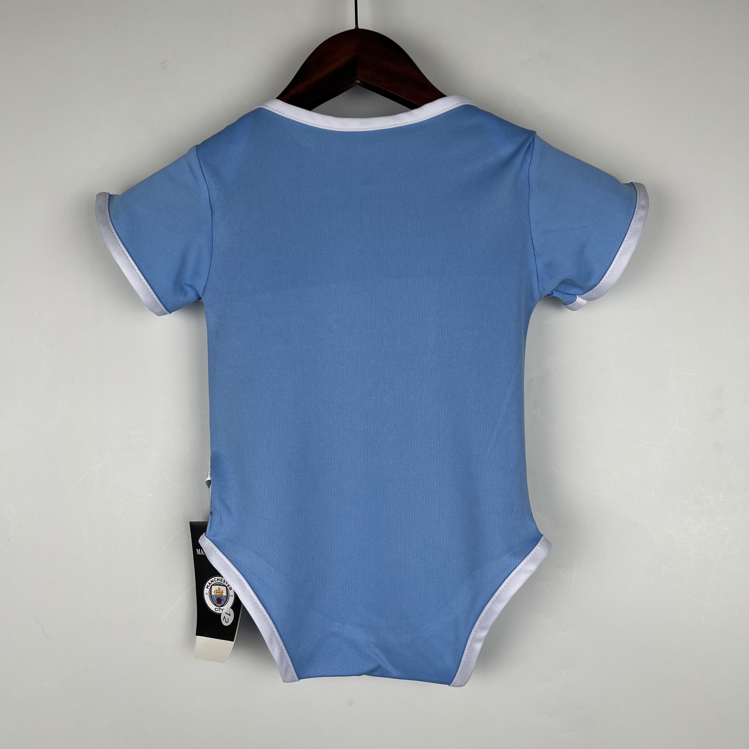 Manchester City 23-24 Home Stadium Baby Crawling Suit - UnitedFutballJersey