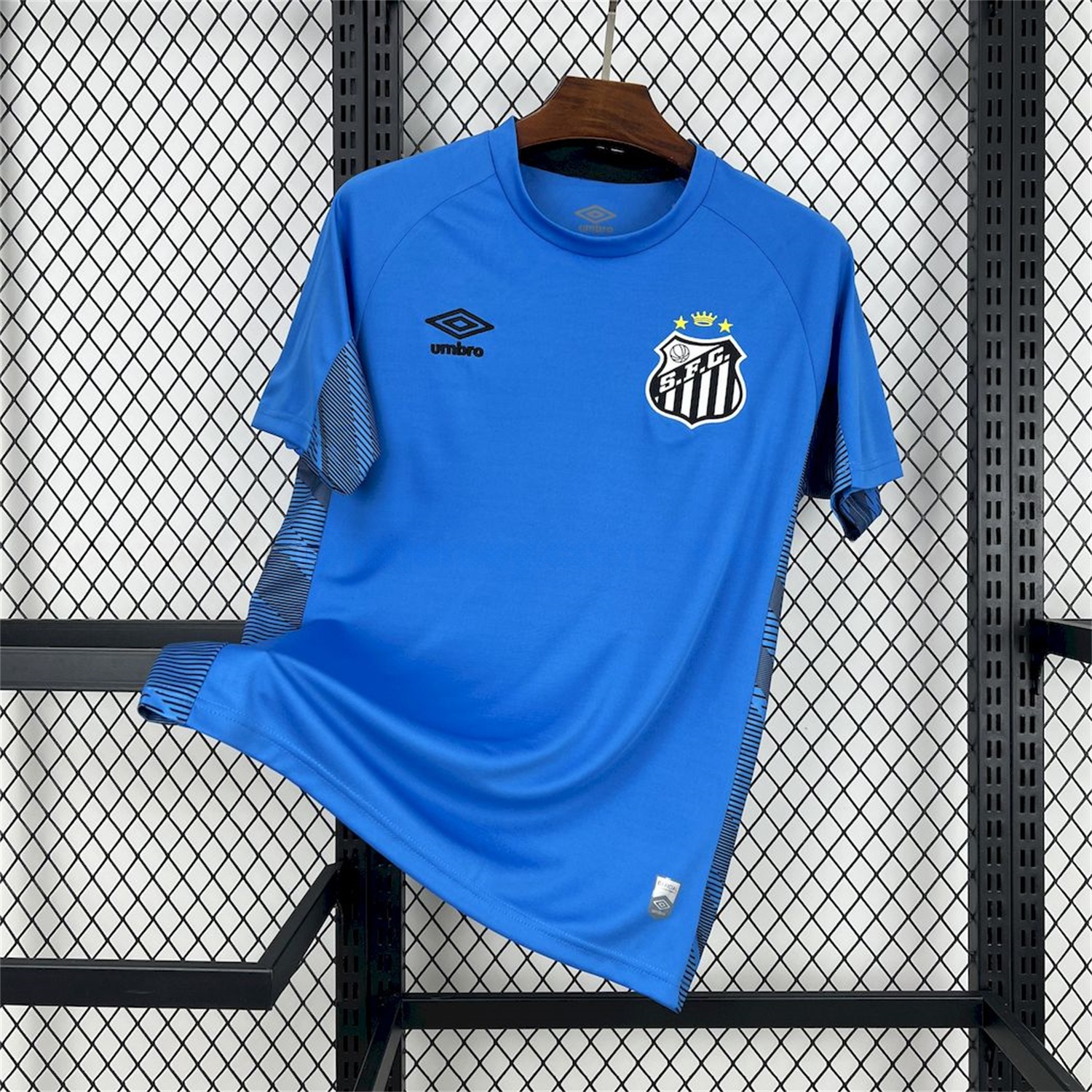 Santos 25-26 Blue Goalkeeper Unsponsored Jersey - Fans Version - UnitedFutballJersey