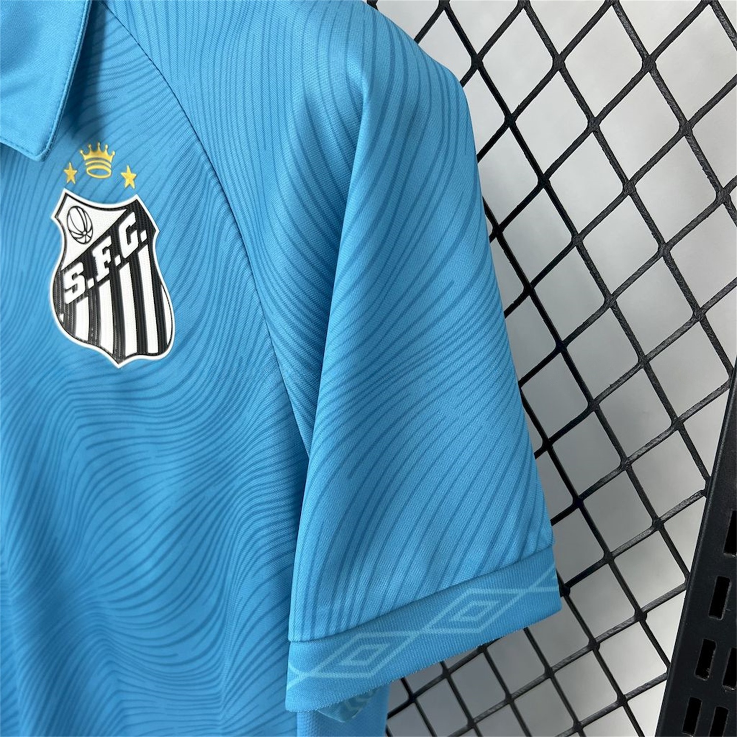 Santos 25-26 Third Blue Unsponsored Jersey - Fans Version - UnitedFutballJersey