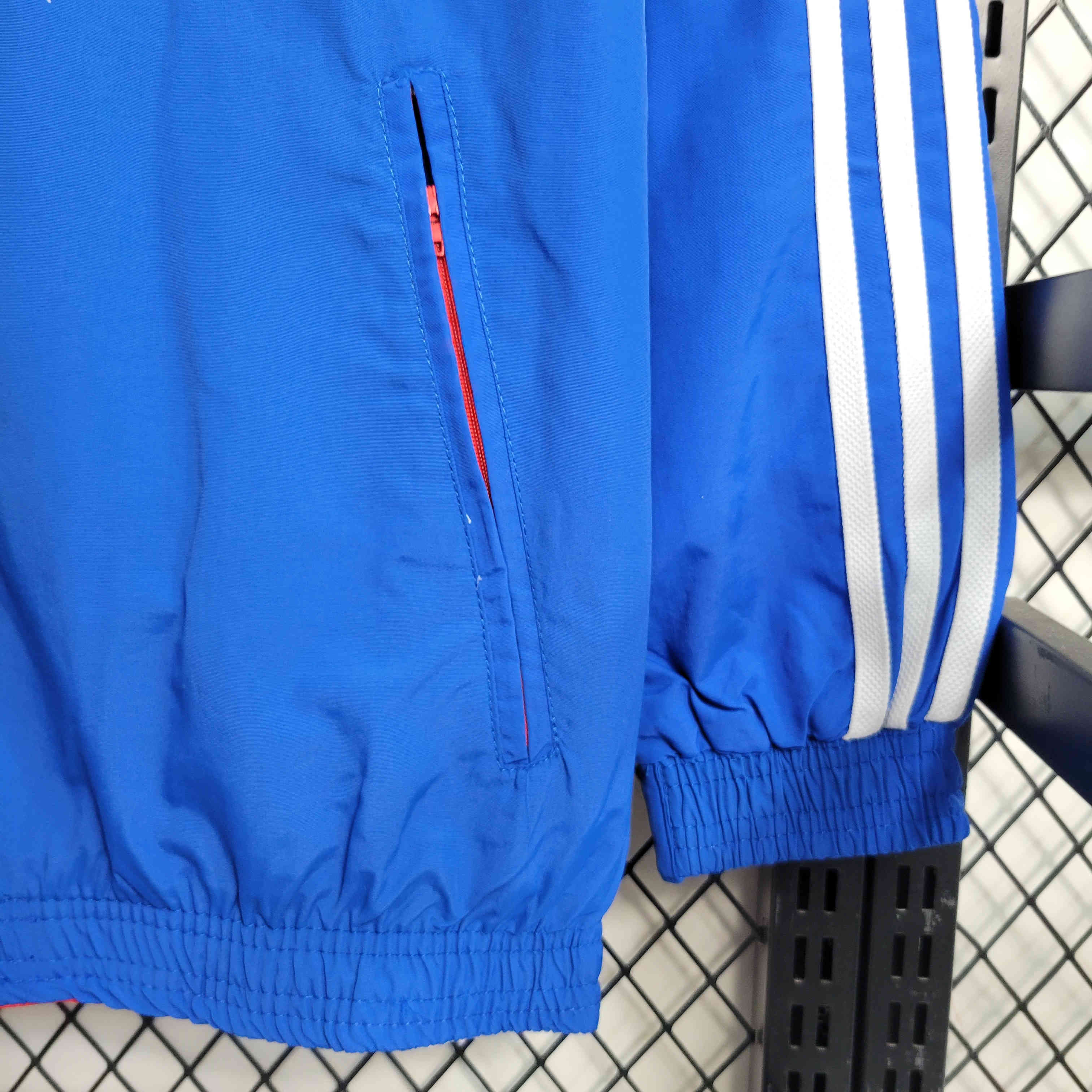 Bayern Munich 23-24 Blue Reversible Windbreaker - UnitedFutballJersey