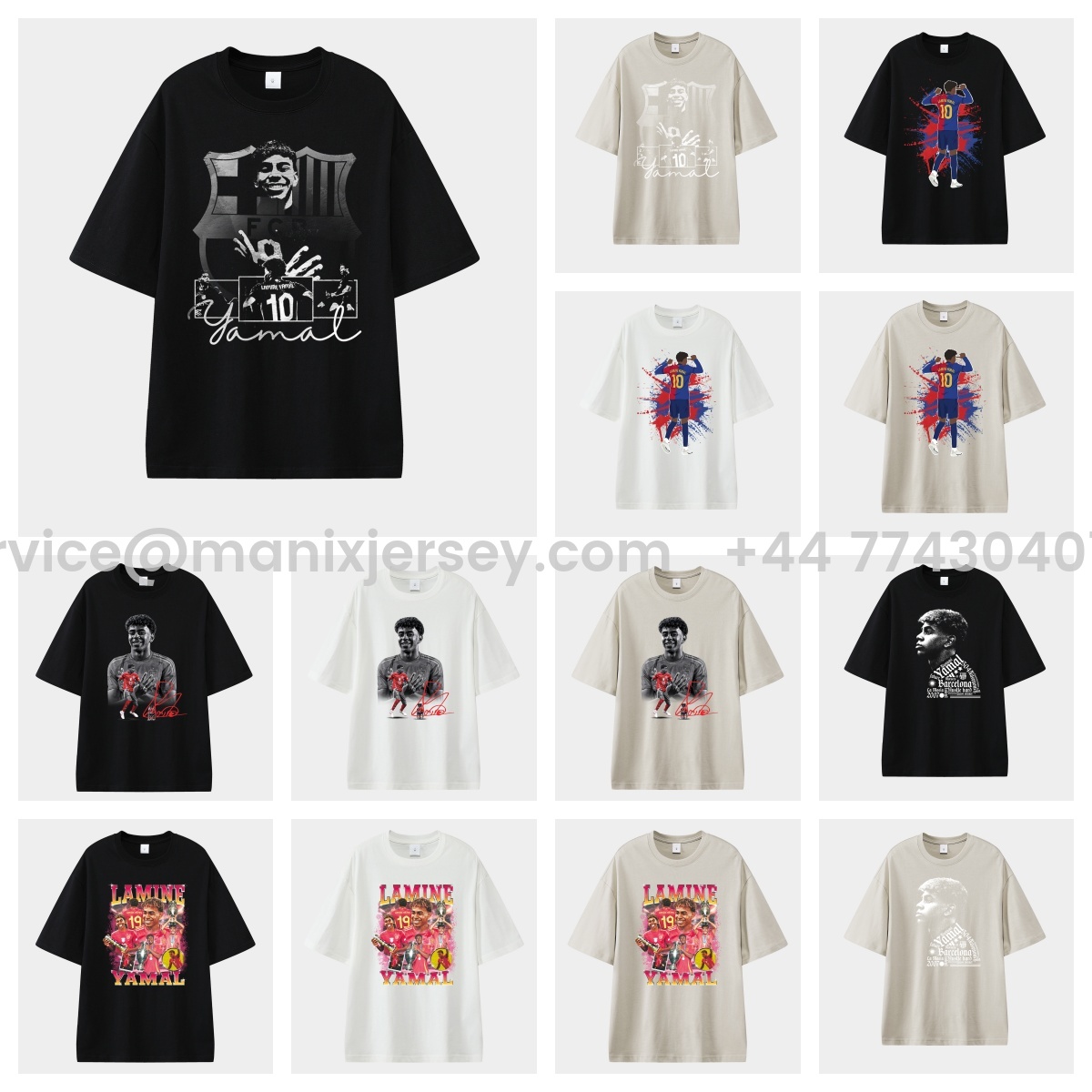 LAMINE YAMAL - Barcelona No. 10 Legend Continues 2025 Unisex Pure Cotton T-shirt - UnitedFutballJersey