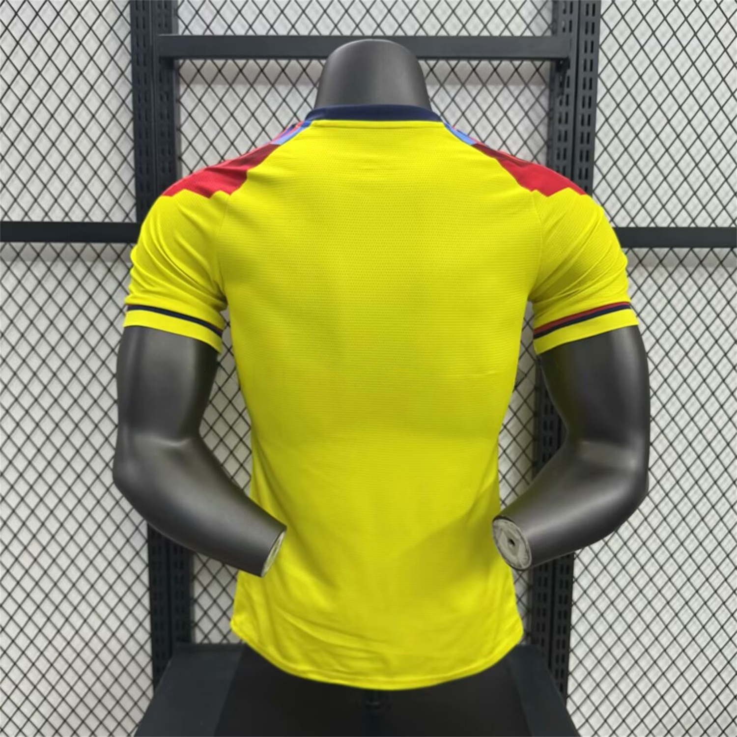 Club América 25-26 Blue and Red V-Shaped Camouflage Yellow Jersey - Player Version - UnitedFutballJersey