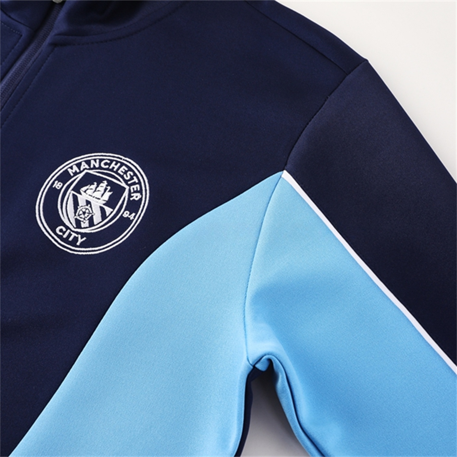 Manchester City 25-26 Jacket Training Tracksuit - Deep Blue Jackets & Pants - UnitedFutballJersey