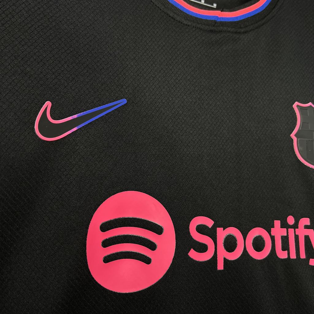 Barcelona 24-25 Black Pink Speical Jersey - Fans Version - UnitedFutballJersey