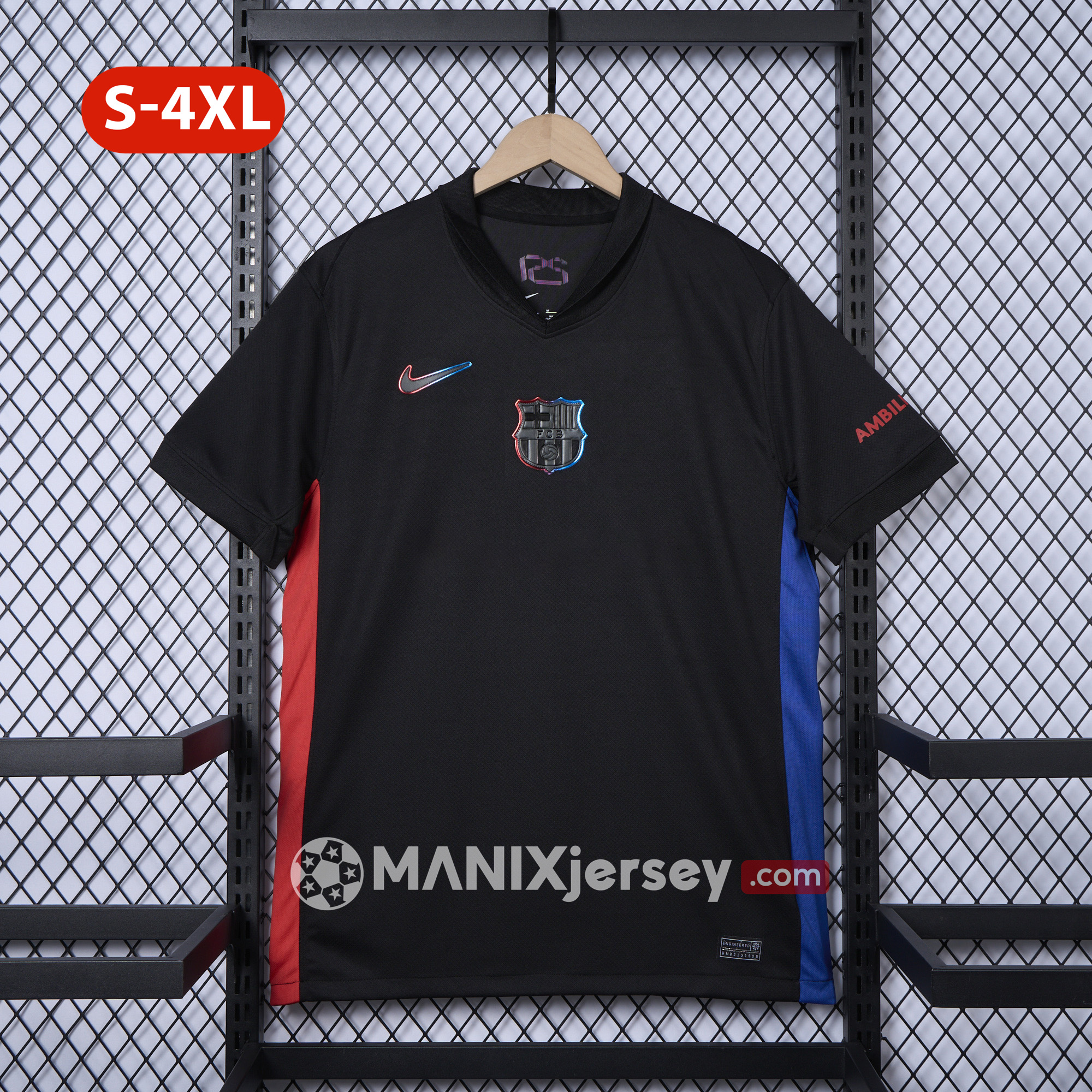 Barcelona 24-25 Away Unsponsored Jersey - Fans Version - UnitedFutballJersey