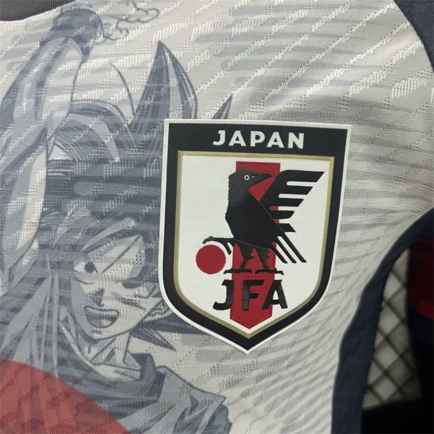 Japan 25-26 Dragon Ball Goku Sketch White & Red Special Jersey - Player Version - UnitedFutballJersey
