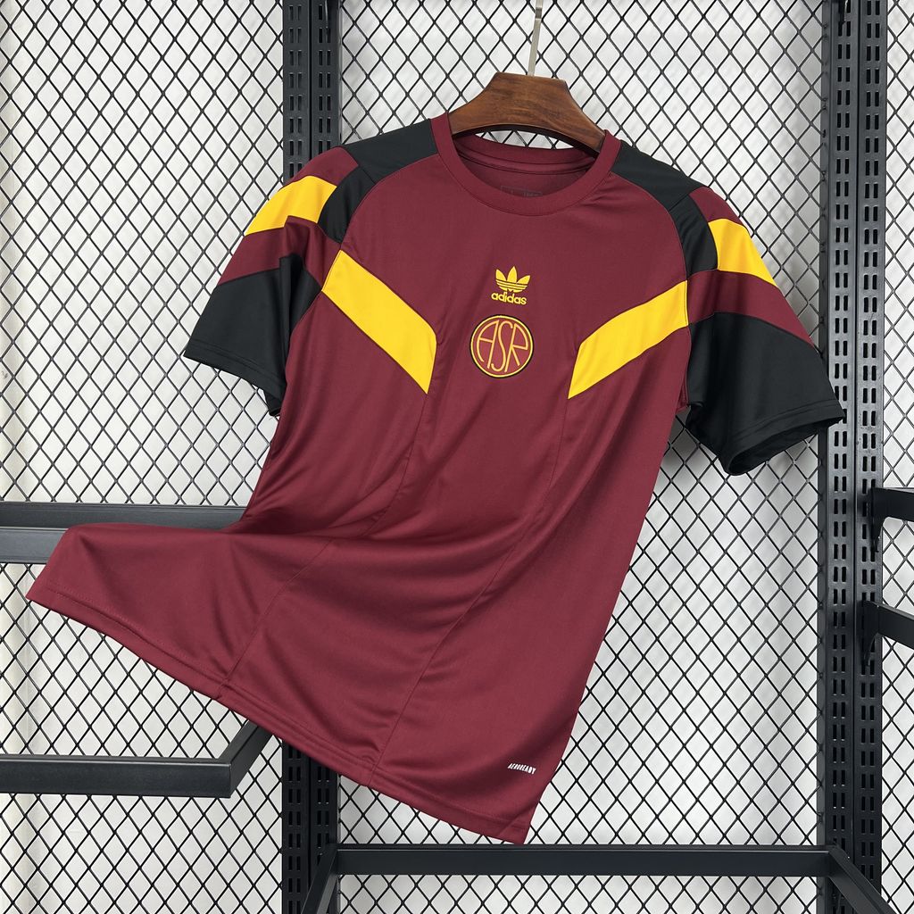 AS Roma 24-25 Originals LFSTLR T-Shirt - Deep Red - UnitedFutballJersey