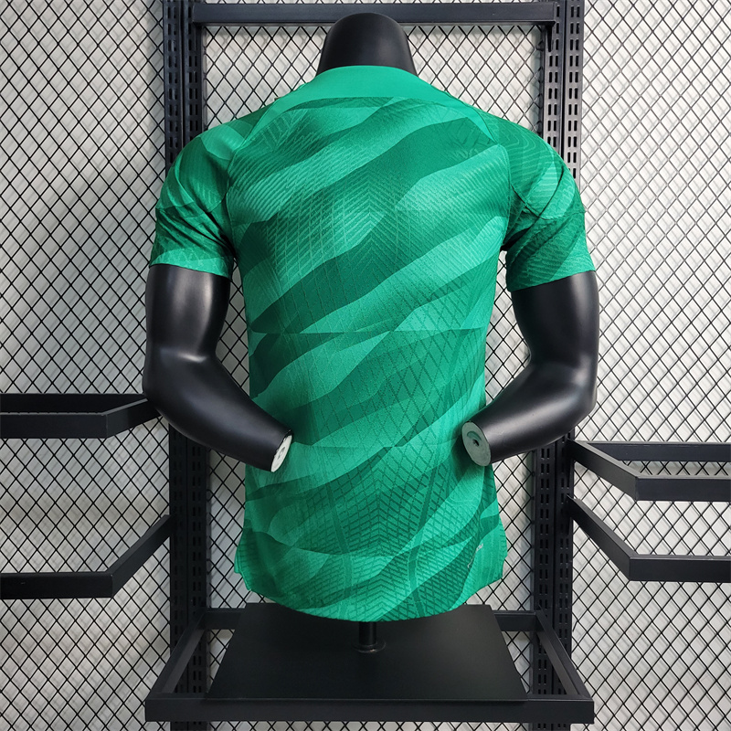 23/24 Paris Saint-Germain PSG Green Goalkeeper Jersey - Player Version - UnitedFutballJersey