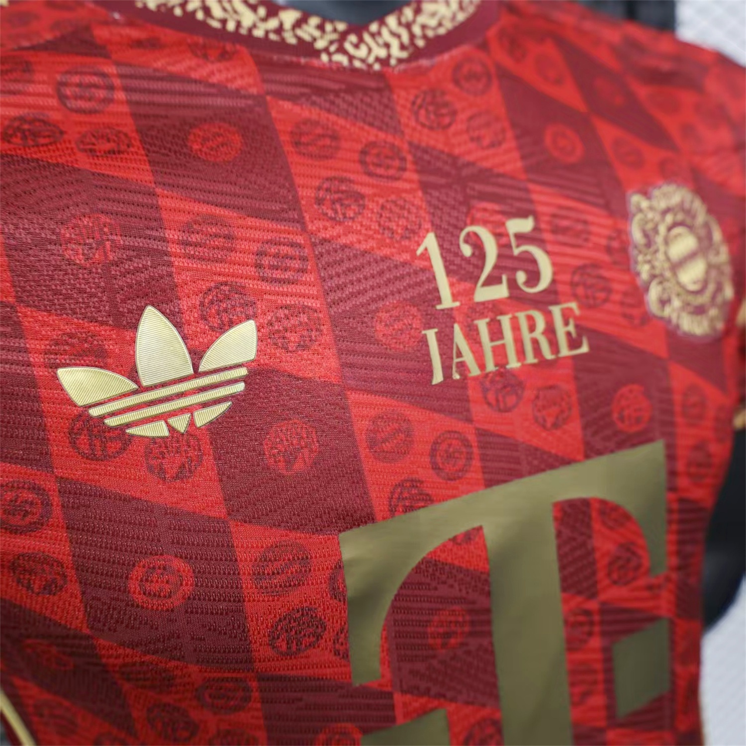 Bayern Munich 2025 125th Anniversary Diamond Pattern Special Jersey - Player Version - UnitedFutballJersey