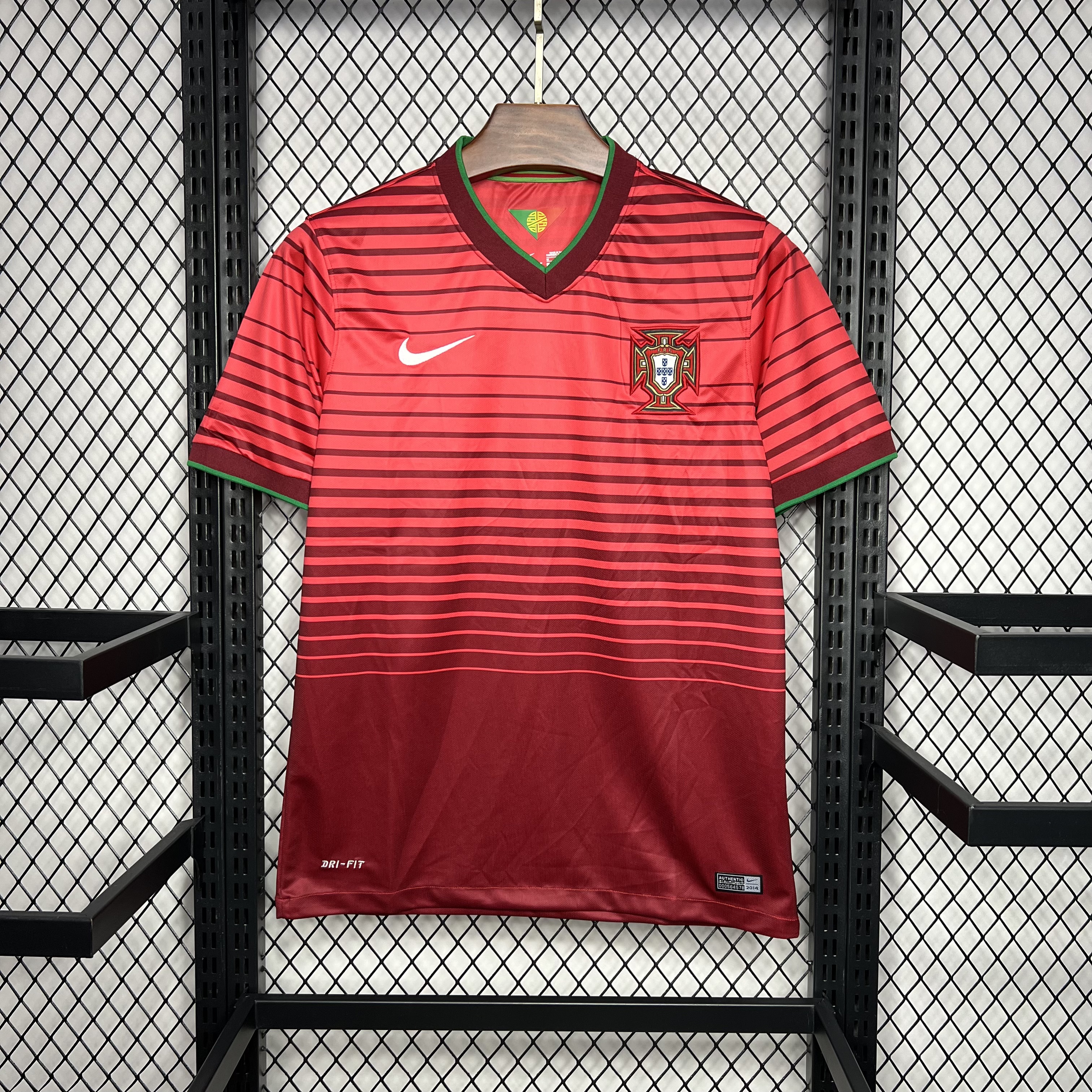Retro Portugal 2014 Home Stadium Jersey - UnitedFutballJersey