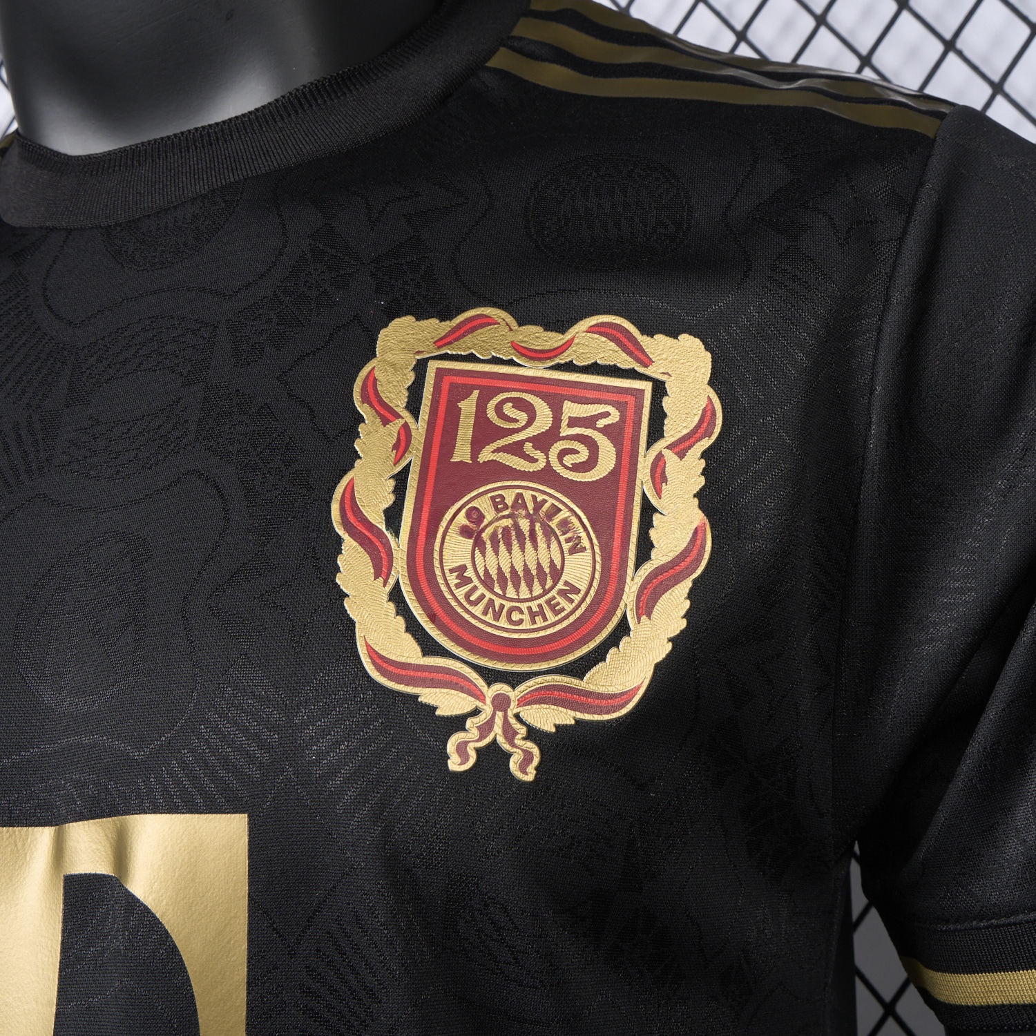 Bayern Munich 2025 Black 125th Anniversary Jersey - Player Version - UnitedFutballJersey