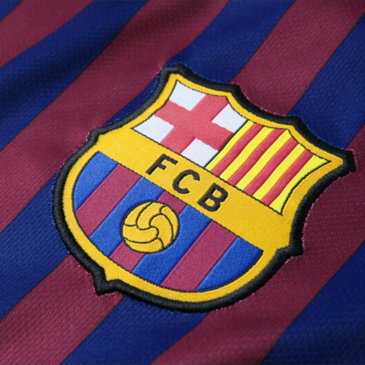 Retro Barcelona 18-19 Home Stadium Jersey - UnitedFutballJersey